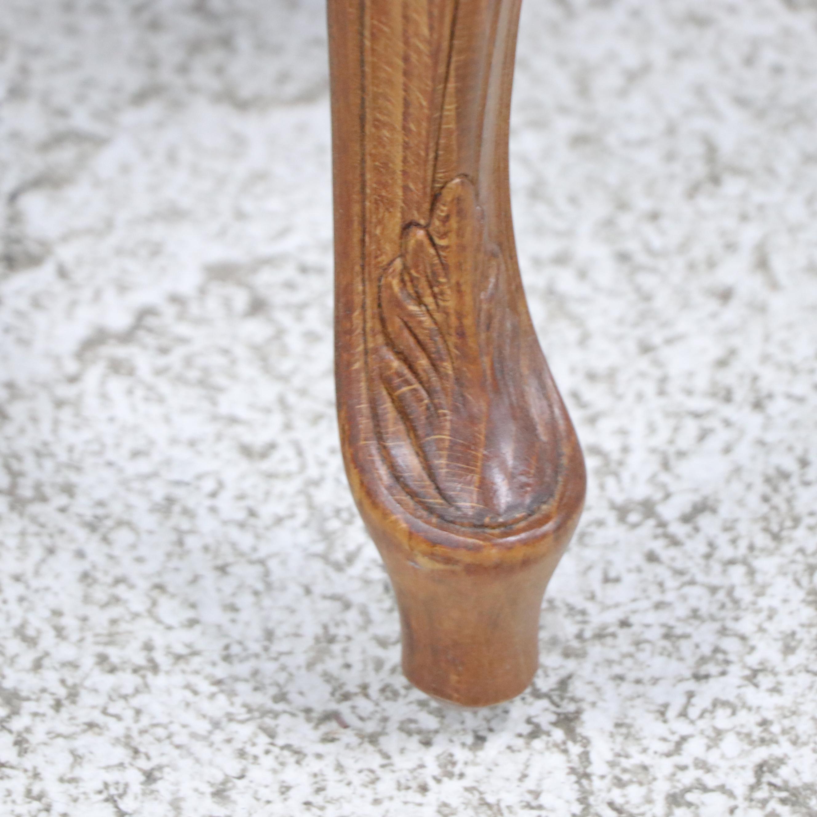 Fairfield French Provincial Style Fauteuil with Hitchcock Stenciled Table