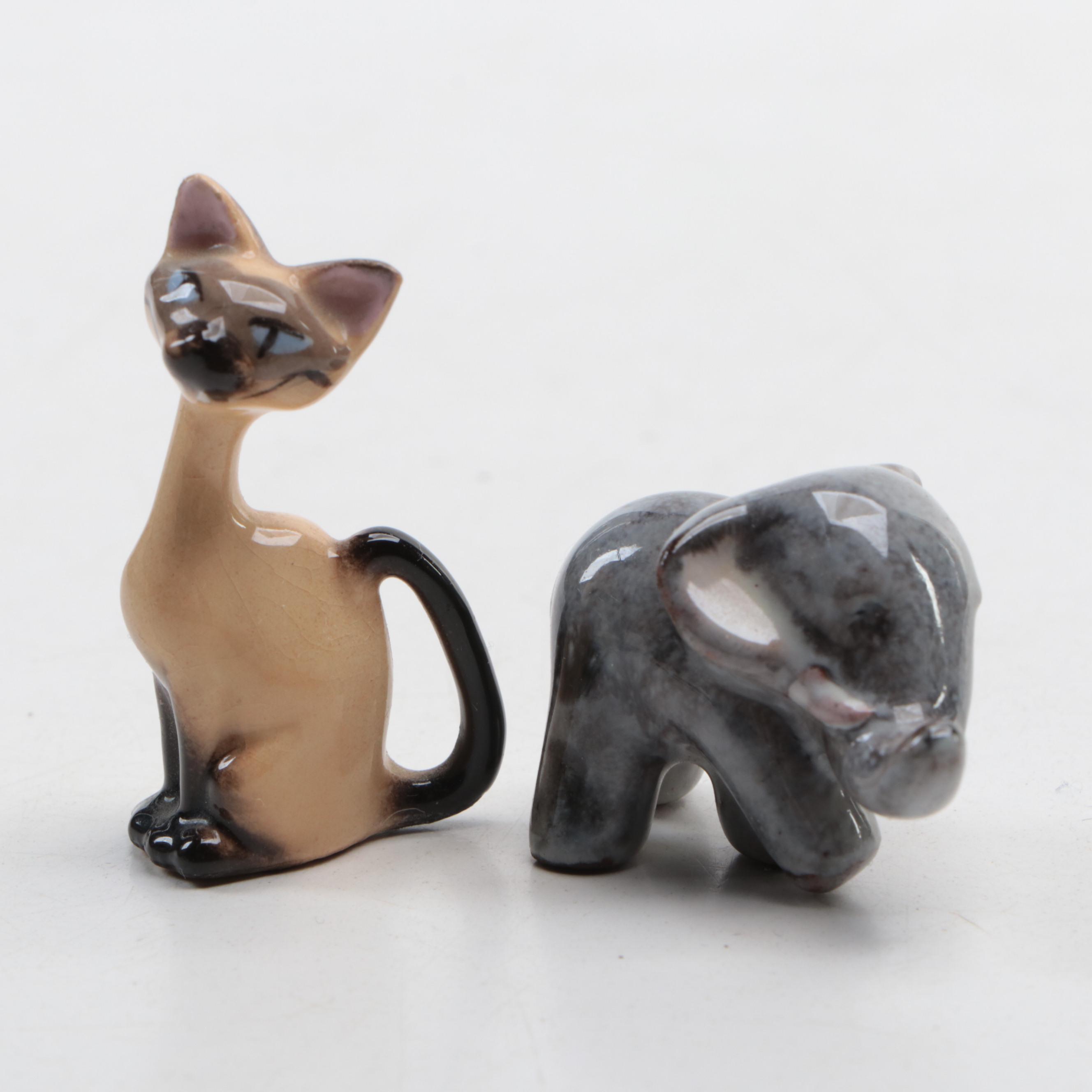 Kosta Boda Moose with Other Glass and Ceramic Animal Figurines