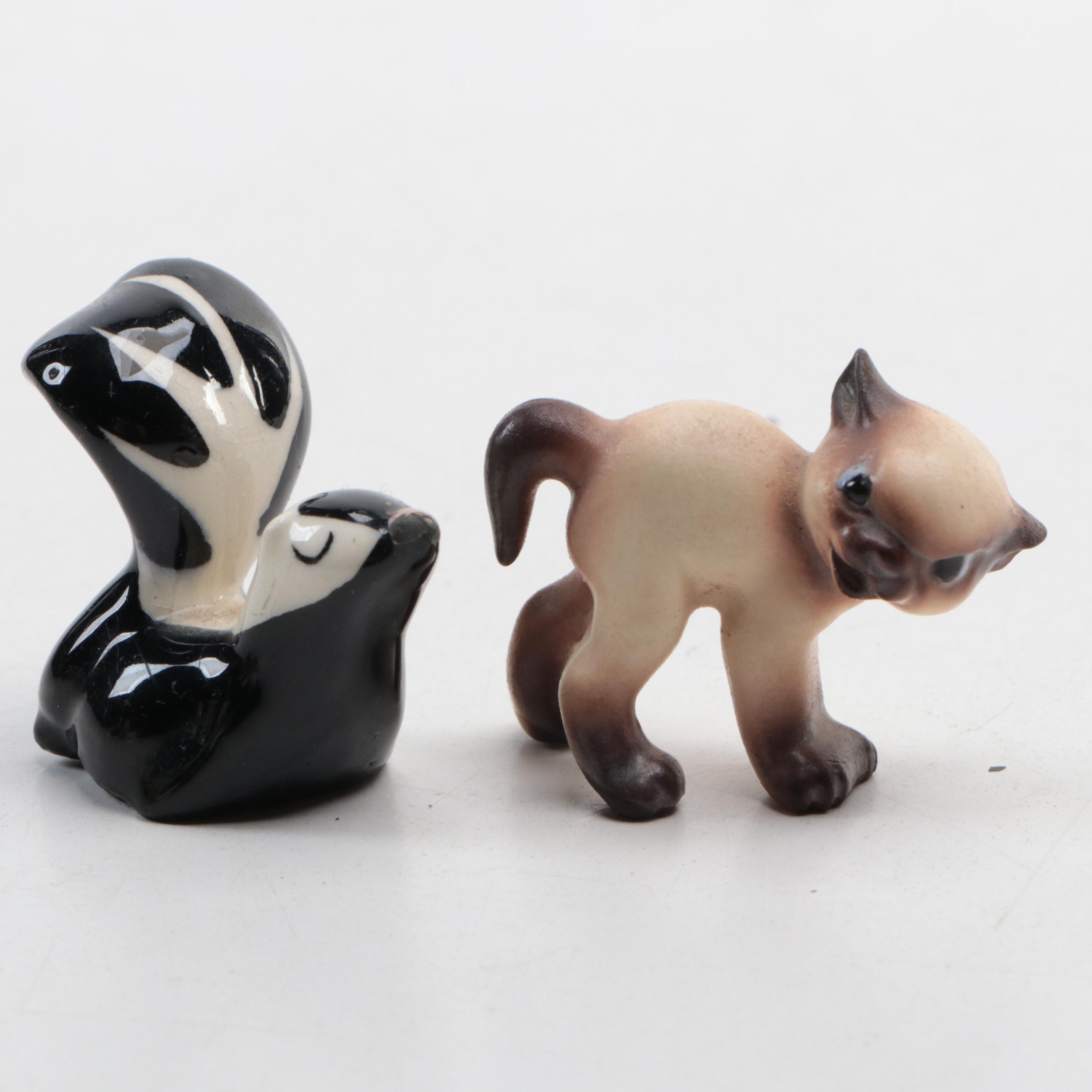 Kosta Boda Moose with Other Glass and Ceramic Animal Figurines