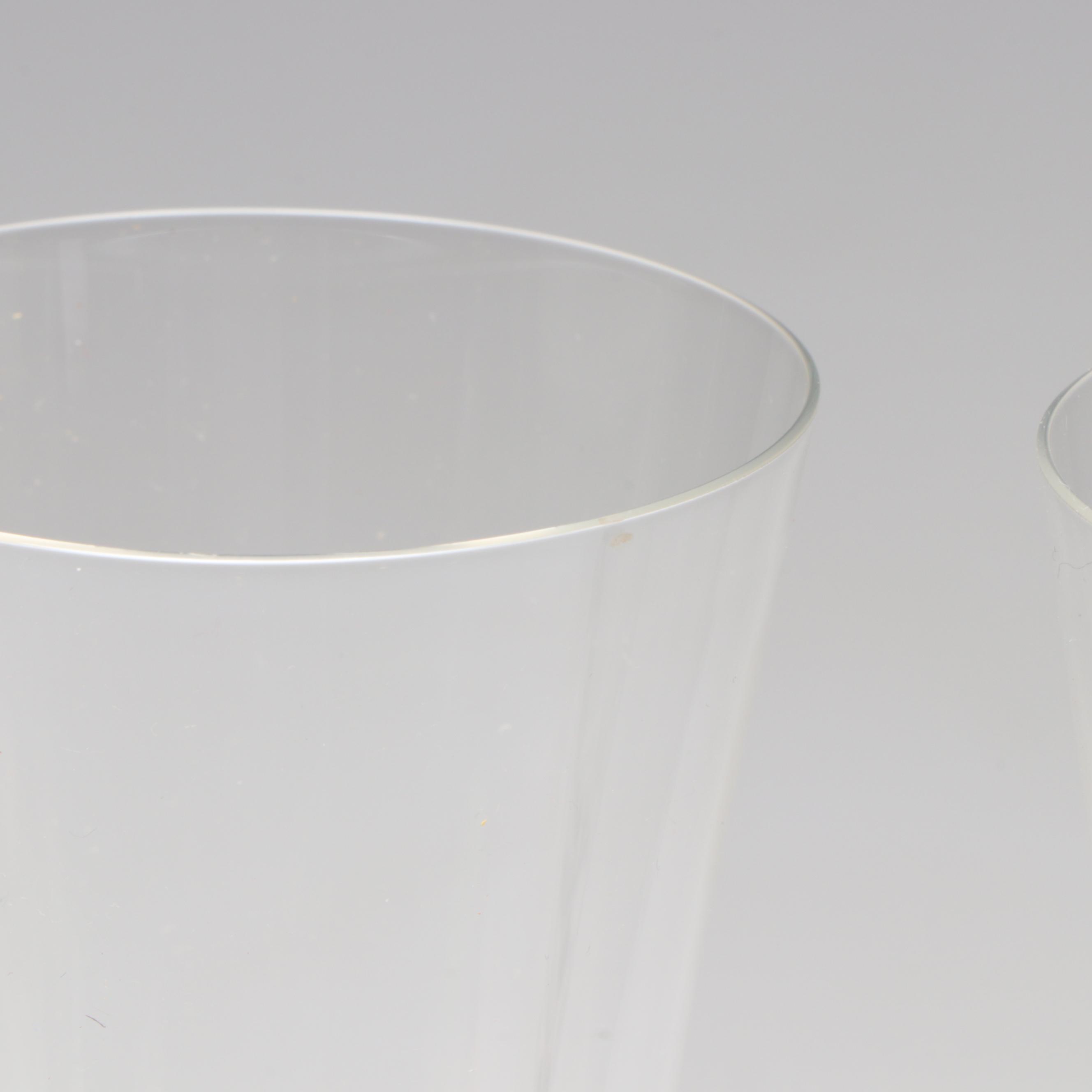 Sasaki "Black Tie" Glass Champagne Flutes with More Table Accessories