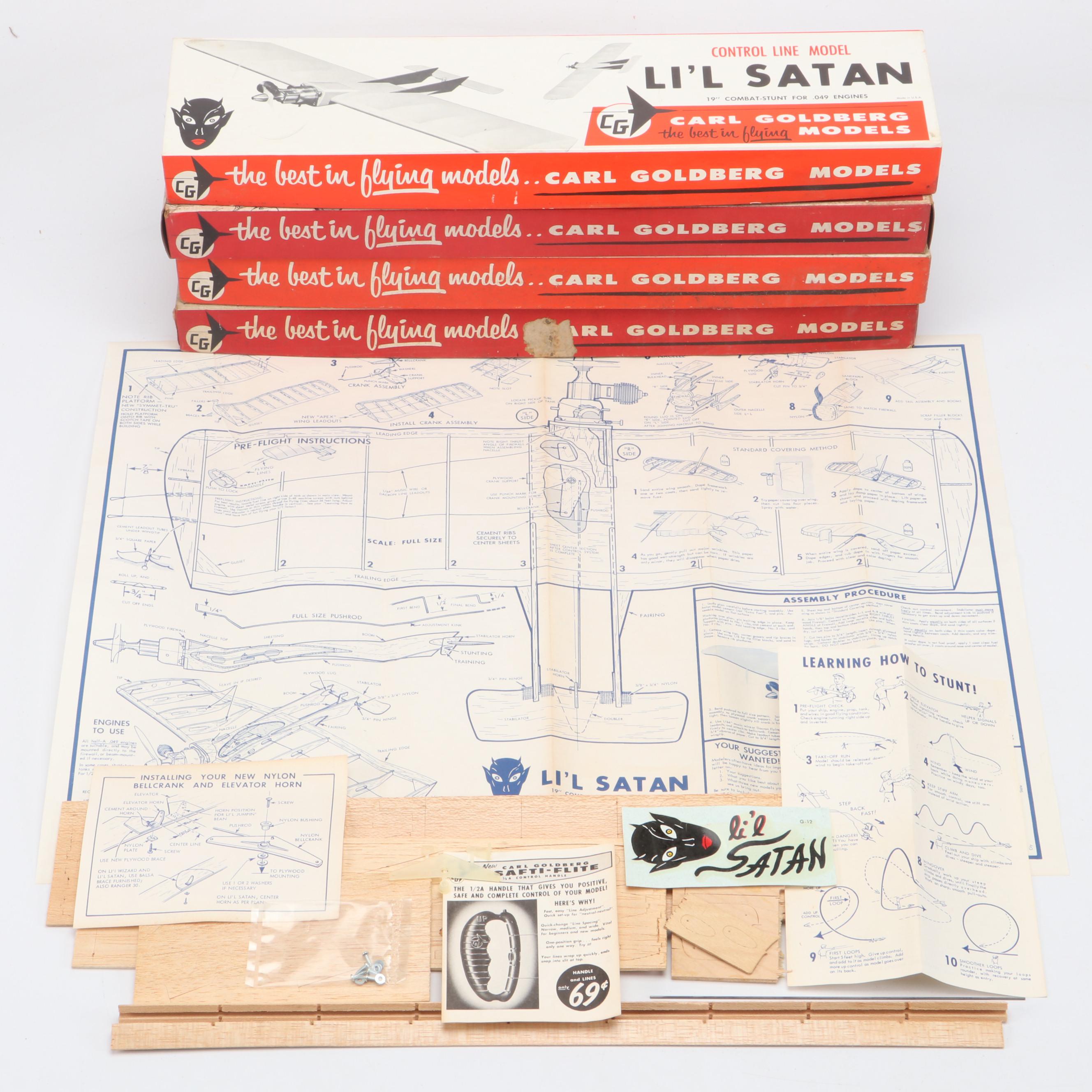 Carl Goldberg "Spirit of St. Louis," "Ranger 30" and More Airplane Model Kits