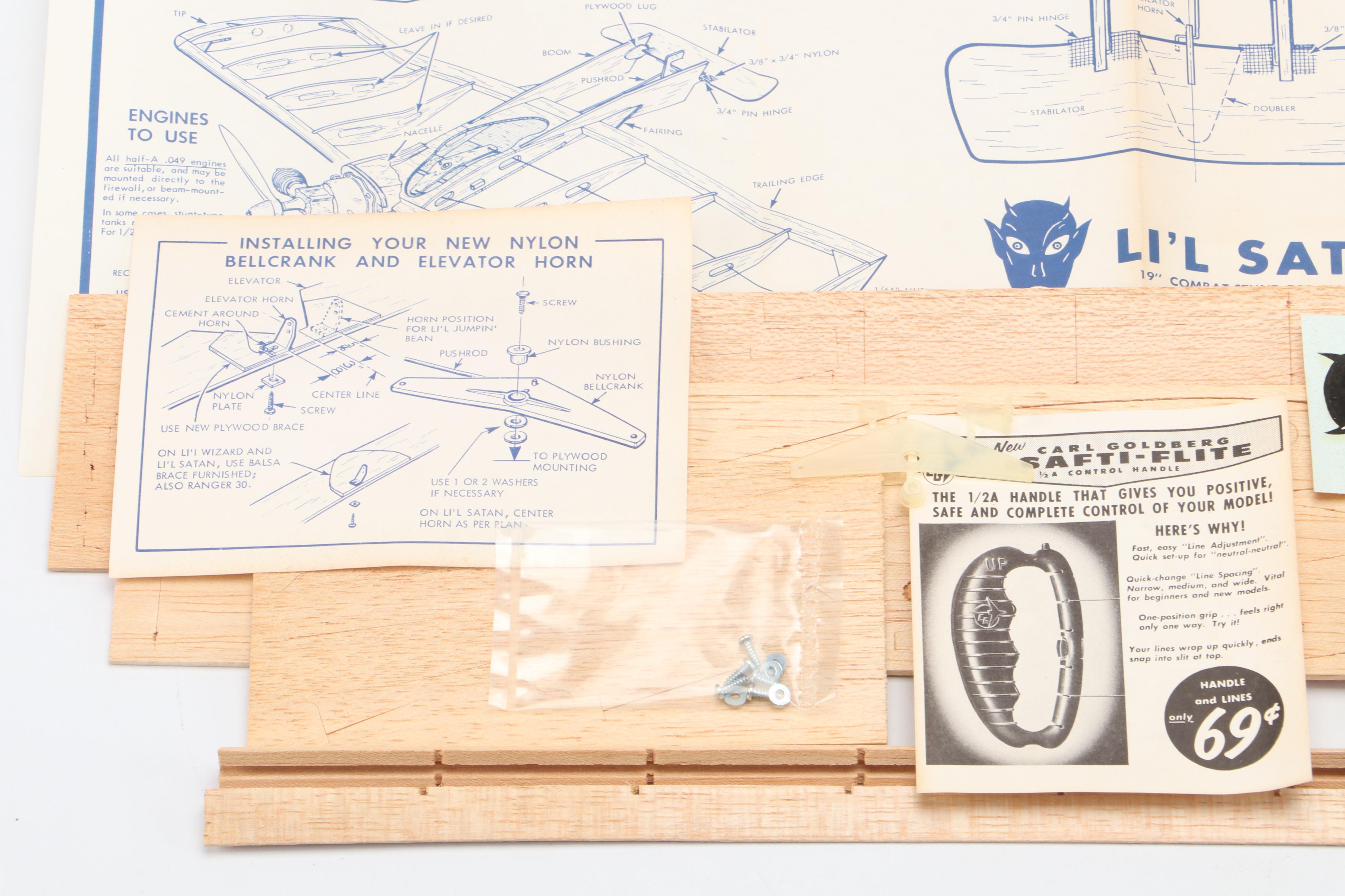 Carl Goldberg "Spirit of St. Louis," "Ranger 30" and More Airplane Model Kits