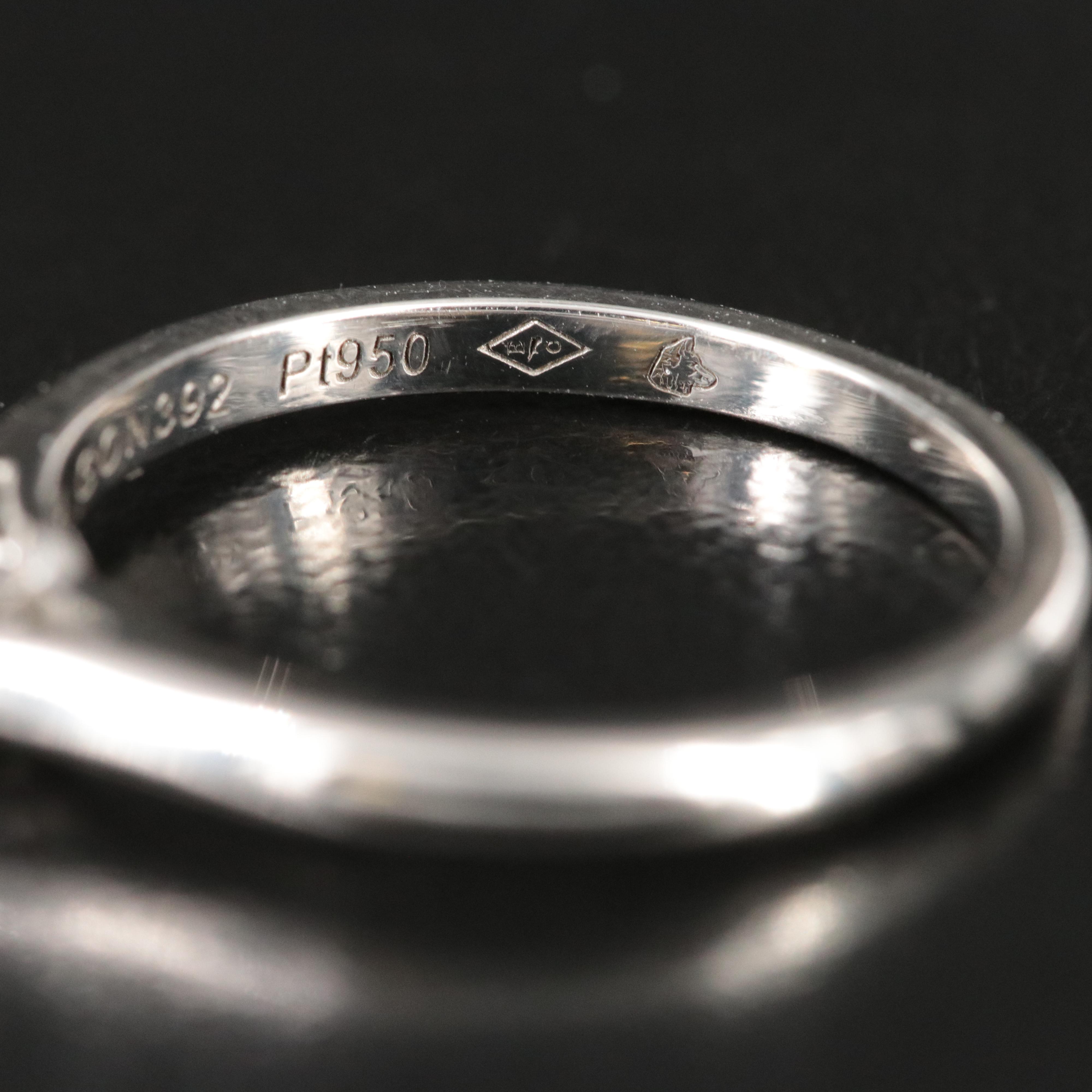 Cartier Solitaire 1895 Platinum 0.25 Ct Diamond Solitaire Ring