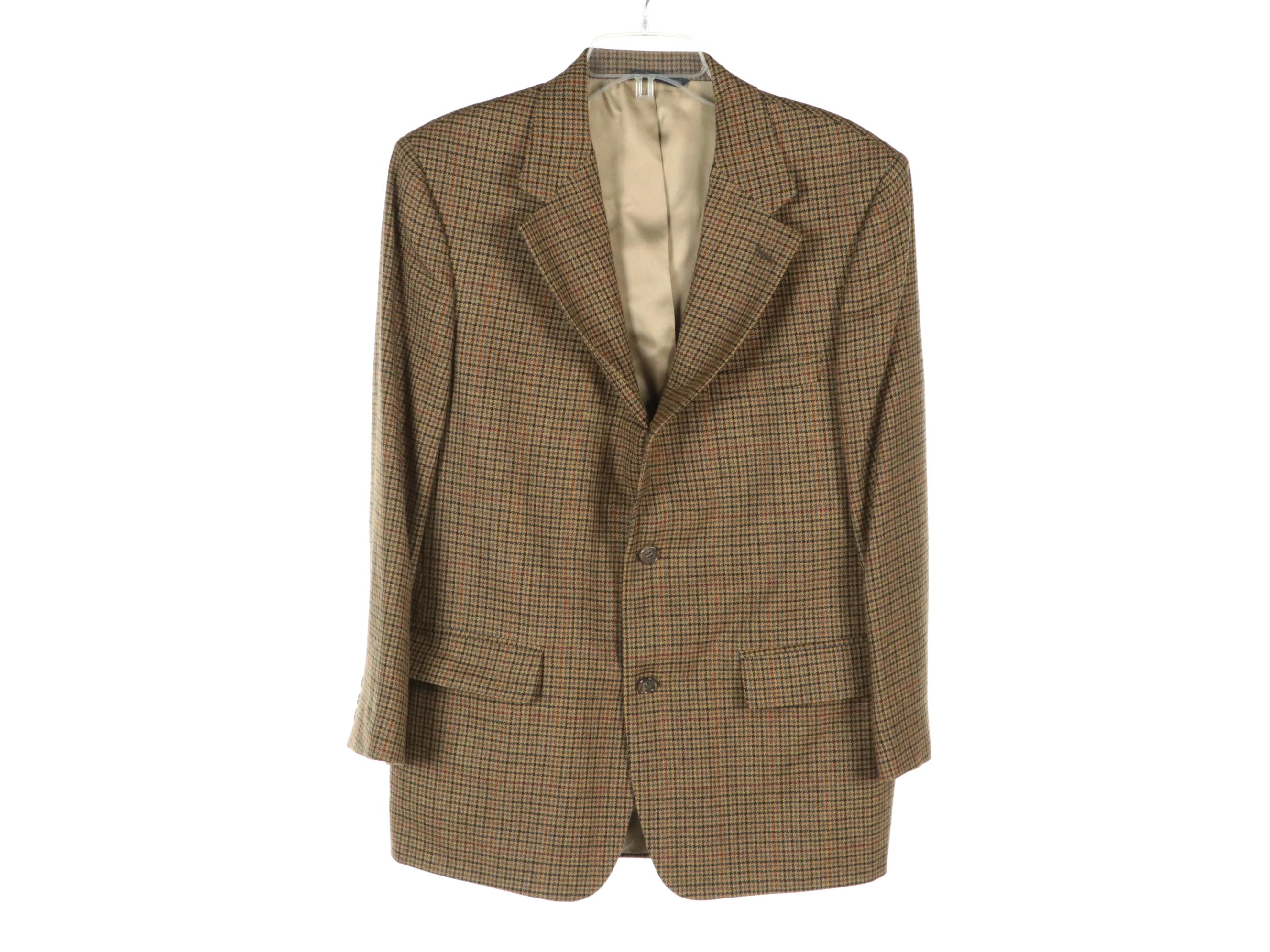 J. Press Plaid Cashmere Blazer, Brooks Brothers and Abercrombie & Fitch Blazers