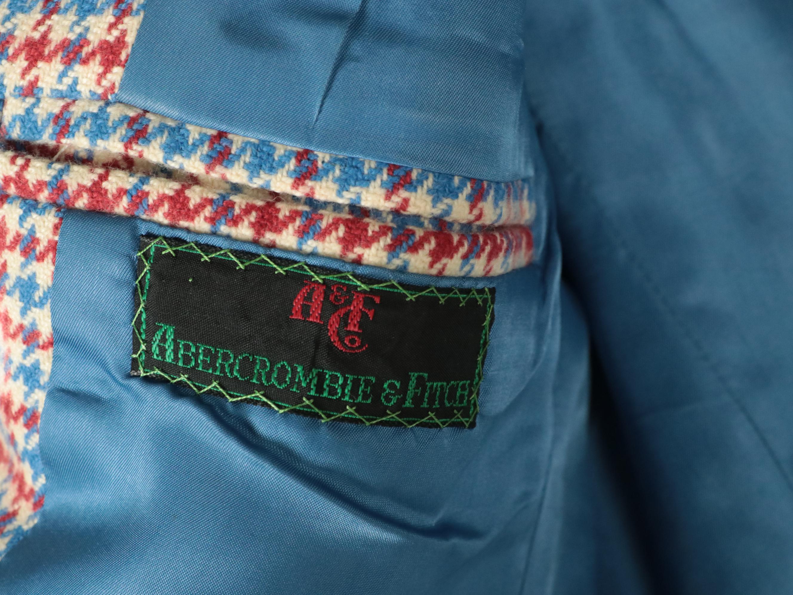 J. Press Plaid Cashmere Blazer, Brooks Brothers and Abercrombie & Fitch Blazers