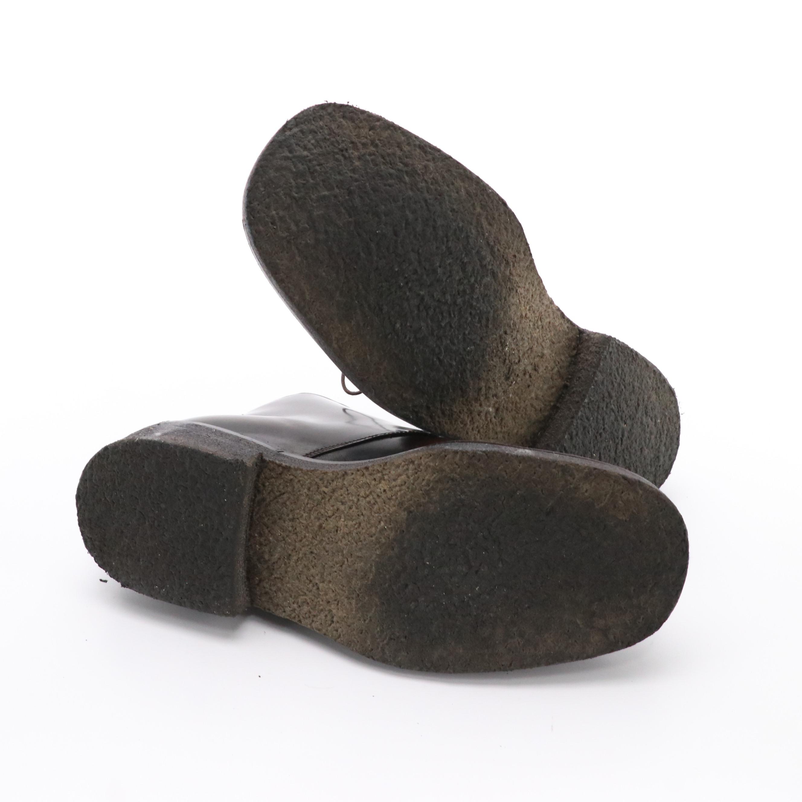 Men's Prada Chukka Boots in Spazzolato Leather with Box