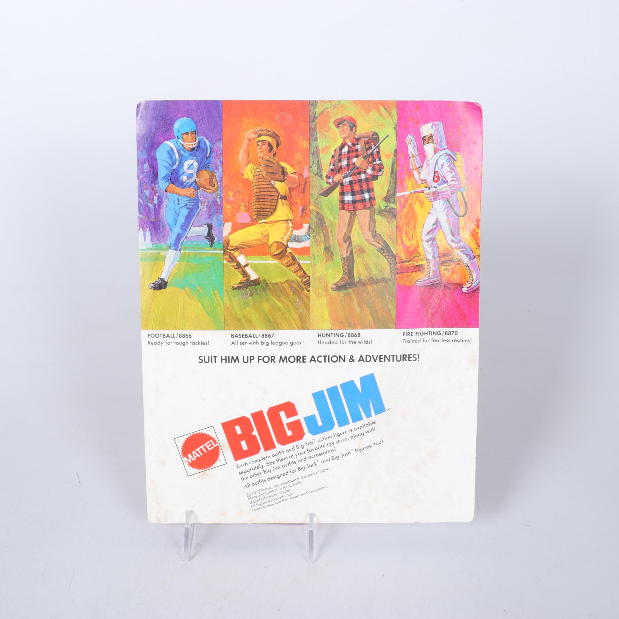 Mattel Big Josh Action Figure with Big Jim Hunting Clothing and Accessories