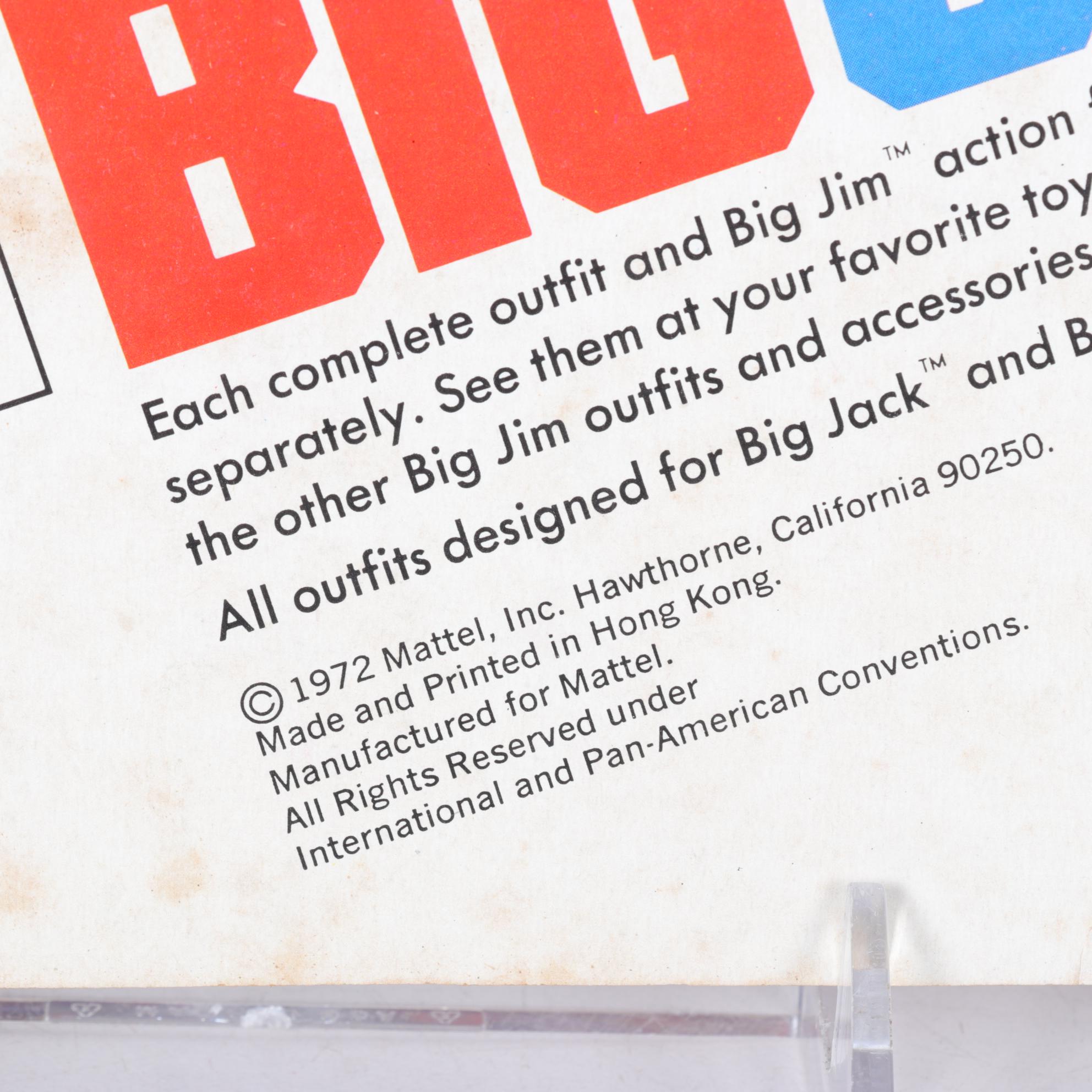 Mattel Big Josh Action Figure with Big Jim Hunting Clothing and Accessories