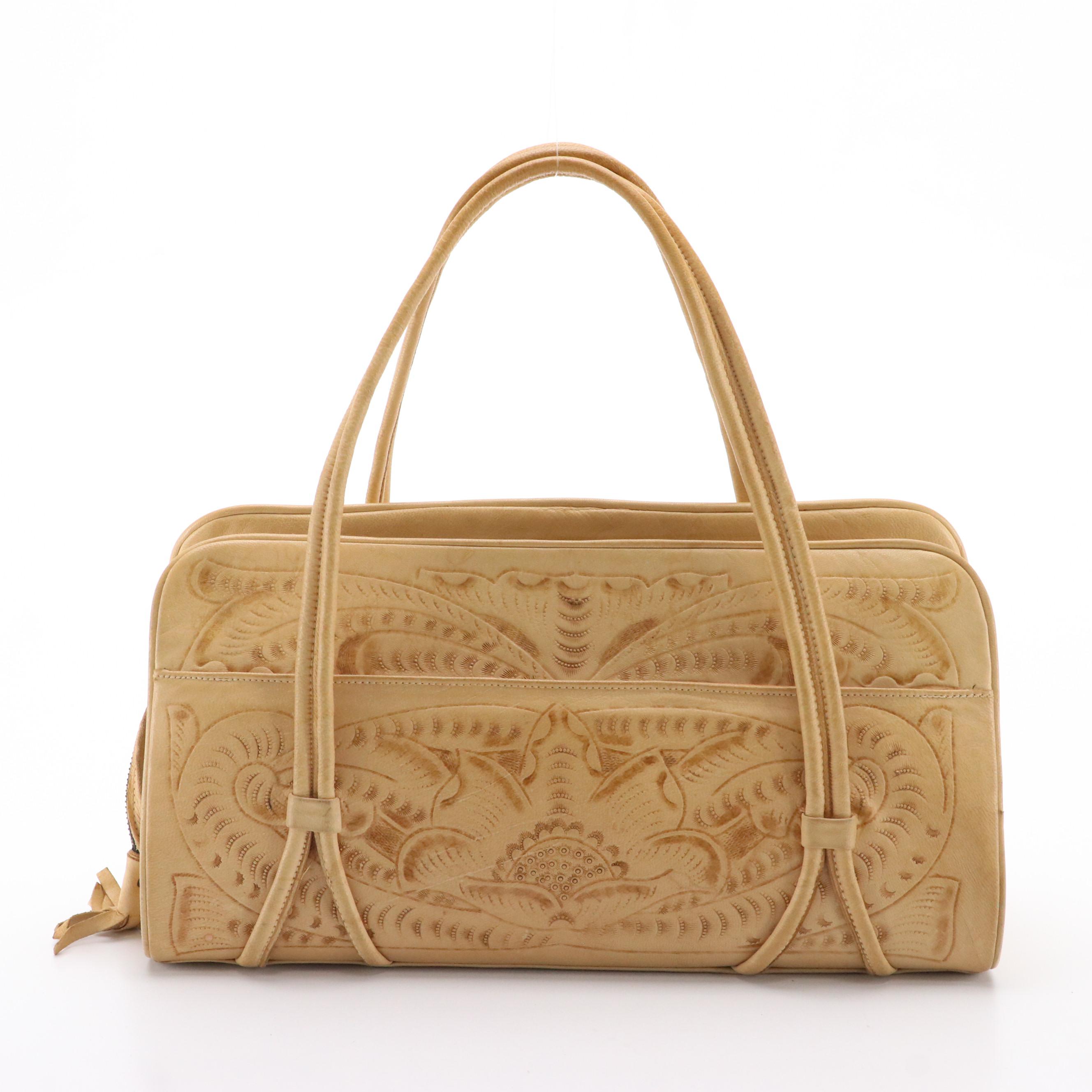 Hand Tooled Leather Shoulder Bags