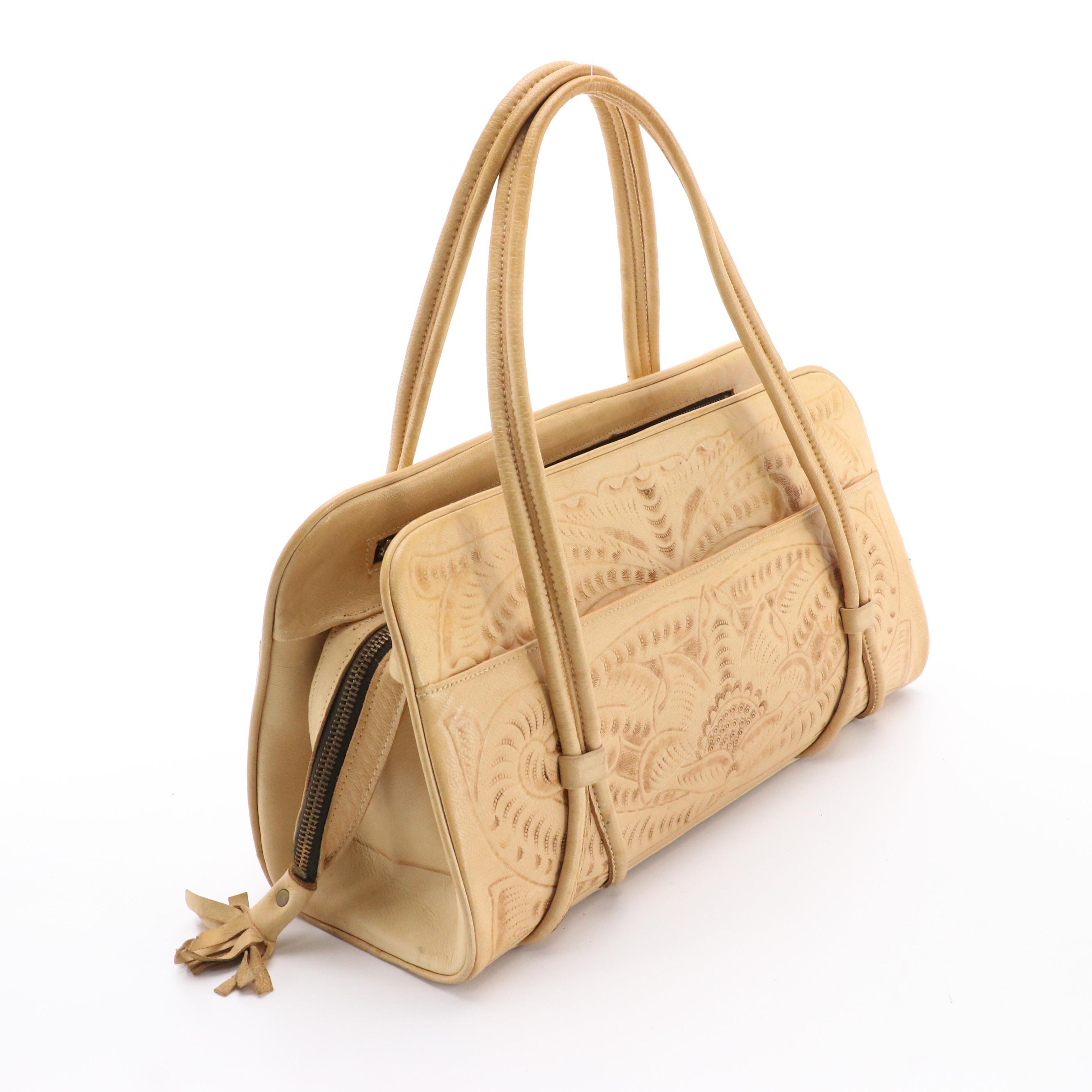 Hand Tooled Leather Shoulder Bags