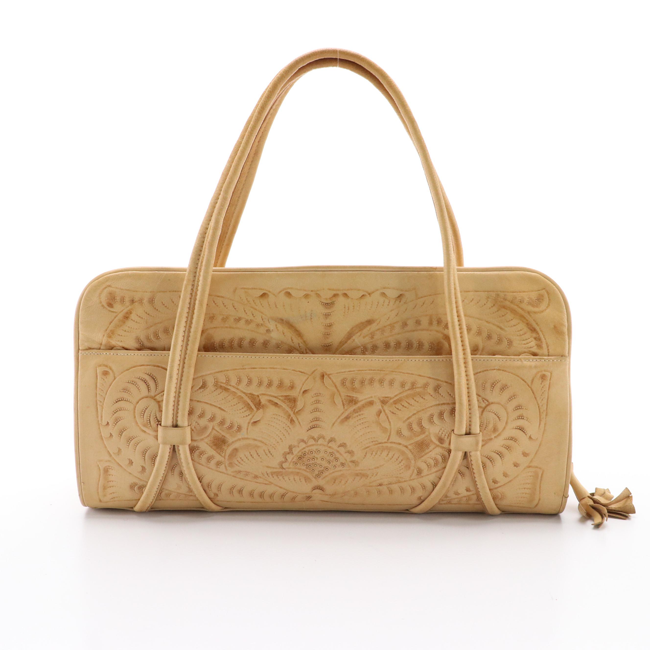 Hand Tooled Leather Shoulder Bags