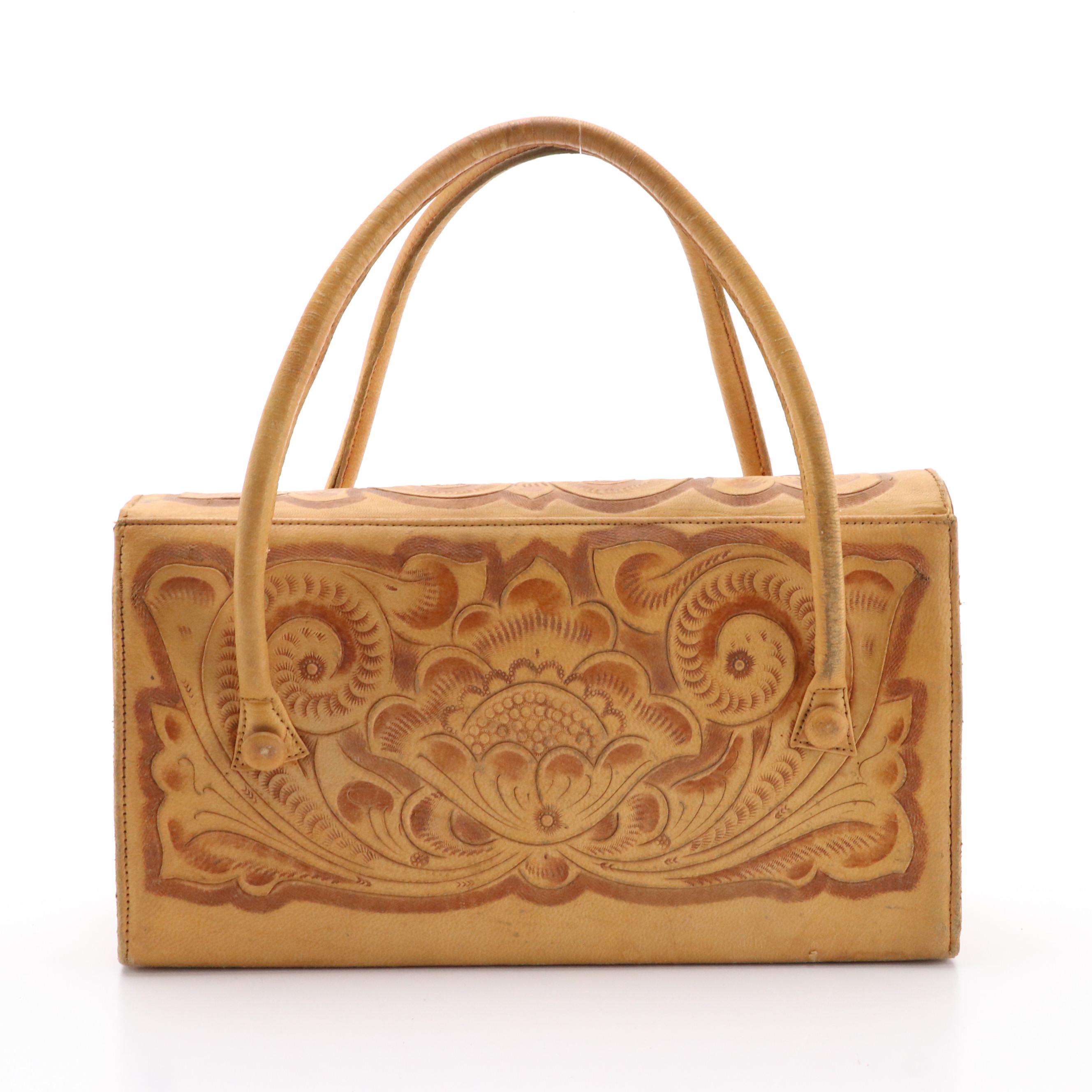 Hand Tooled Leather Shoulder Bags