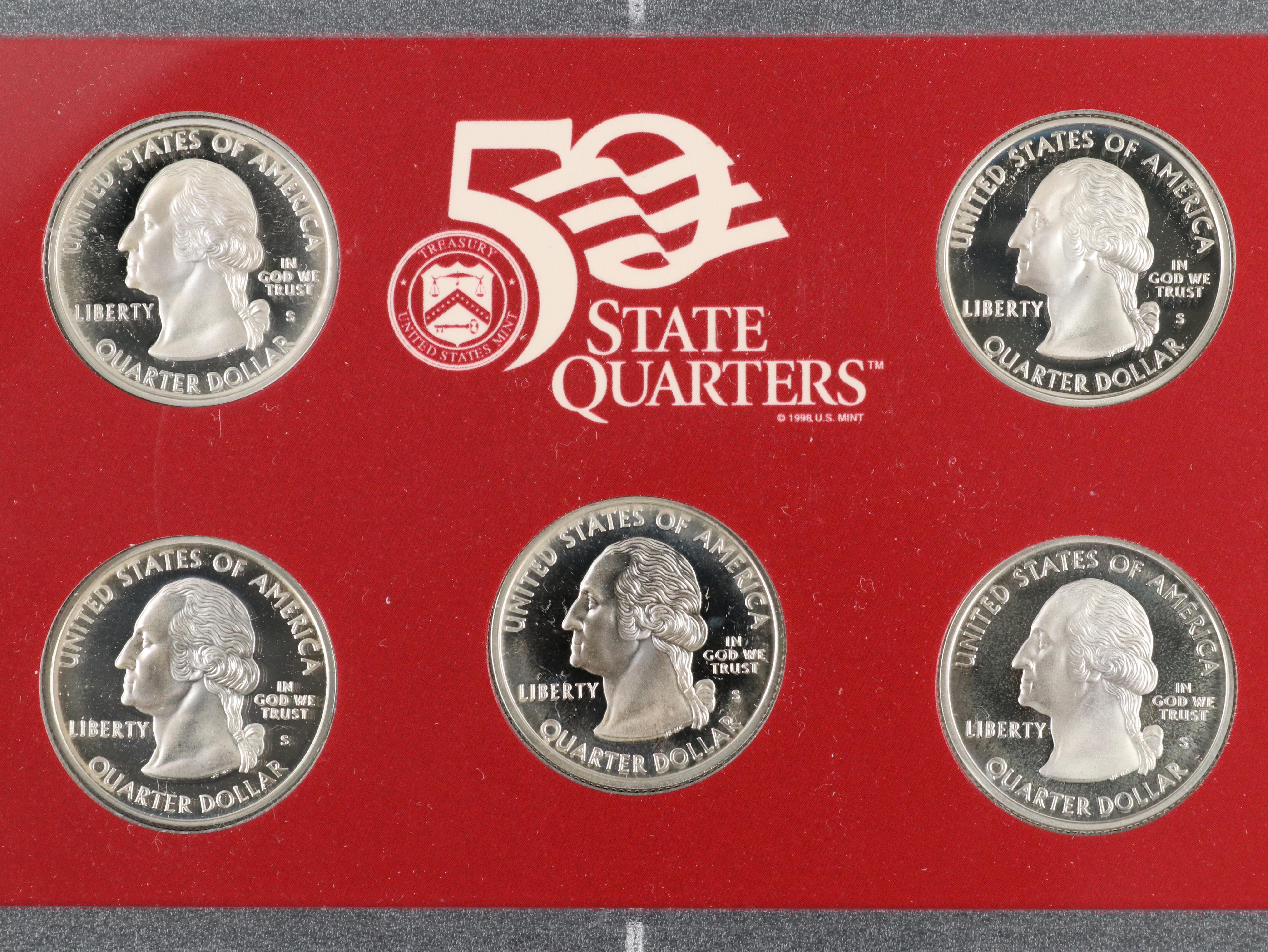 1999 and 2000 U.S. Mint Silver Proof Sets