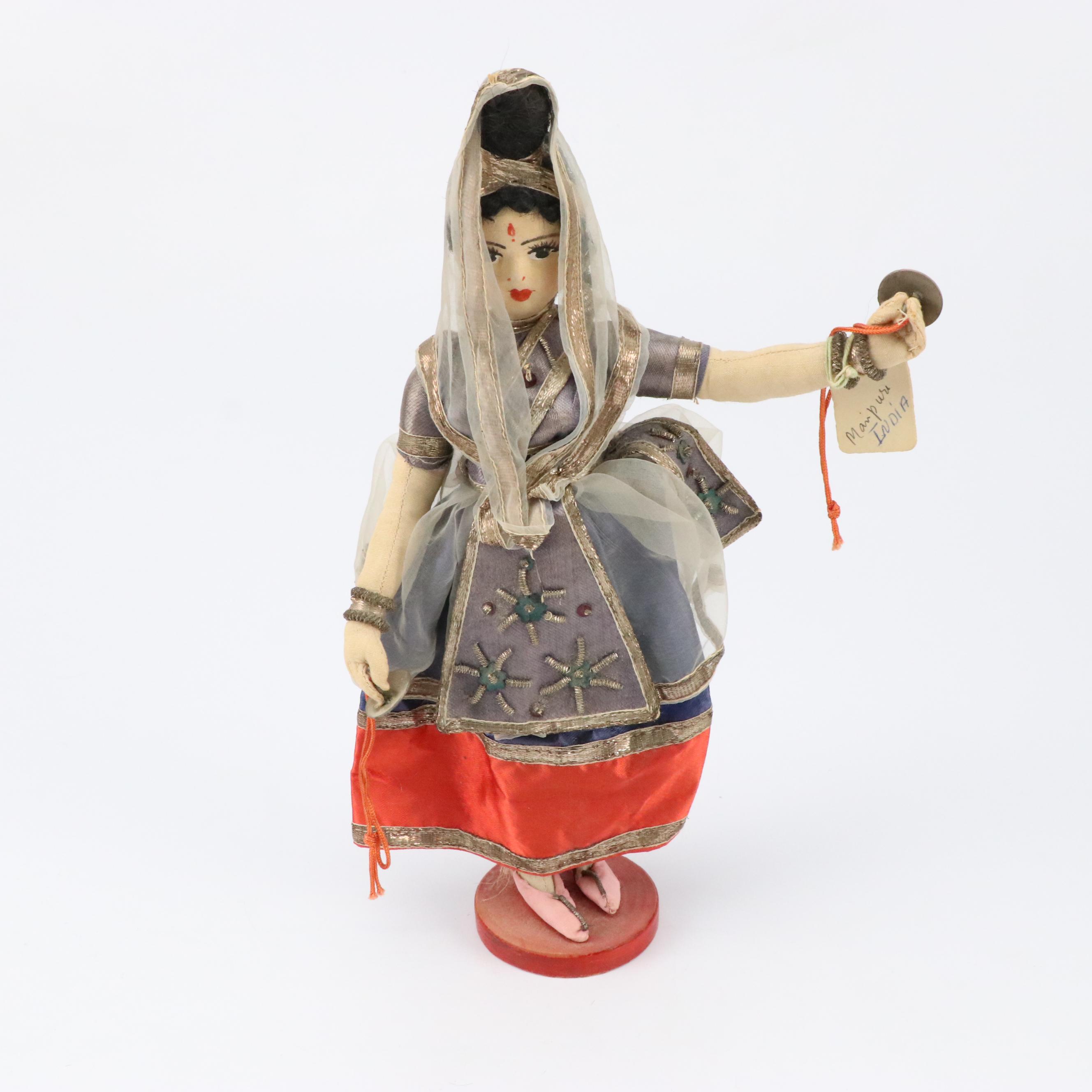 Magis Roma and Other International Souvenir Dolls, Mid-20th Century