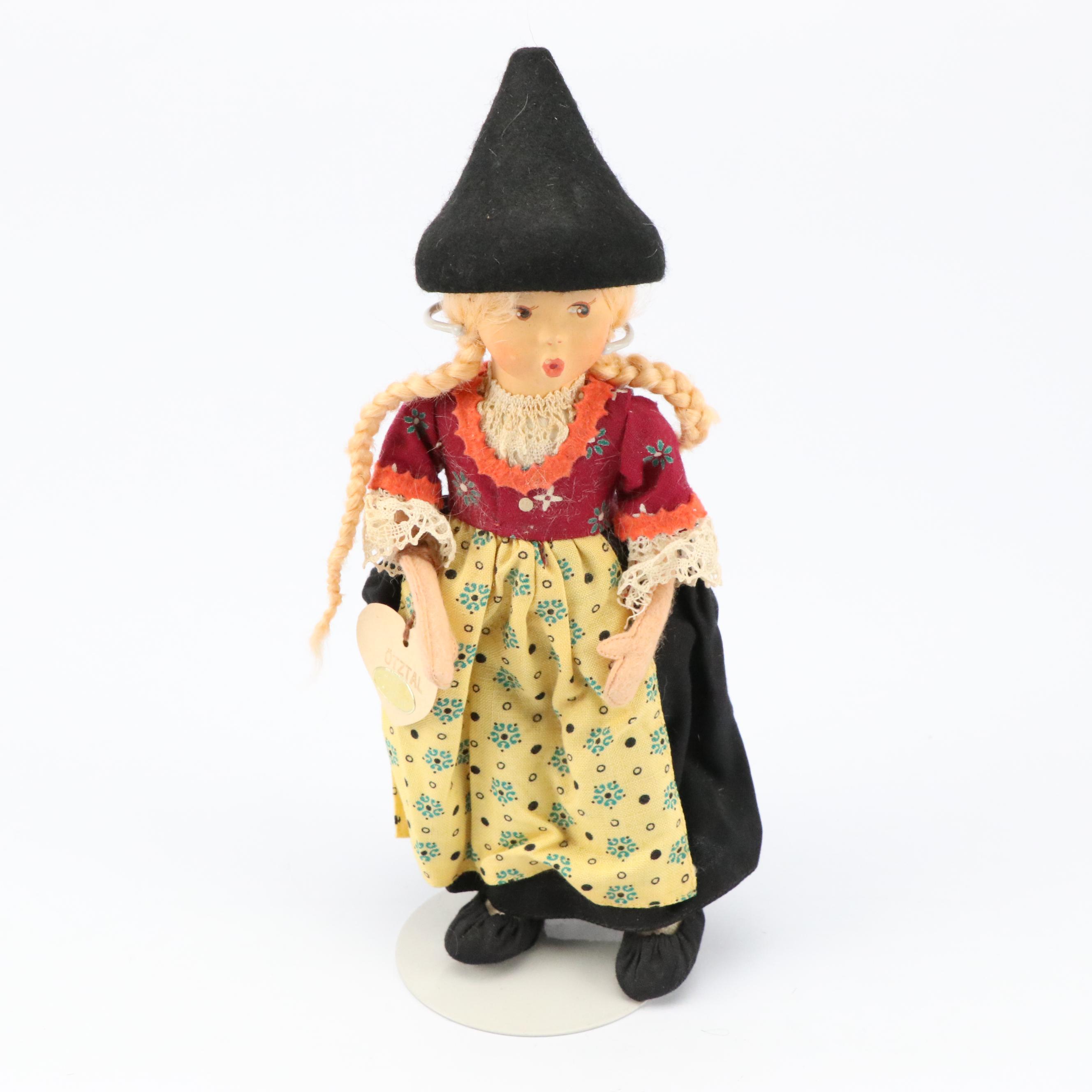 Magis Roma and Other International Souvenir Dolls, Mid-20th Century