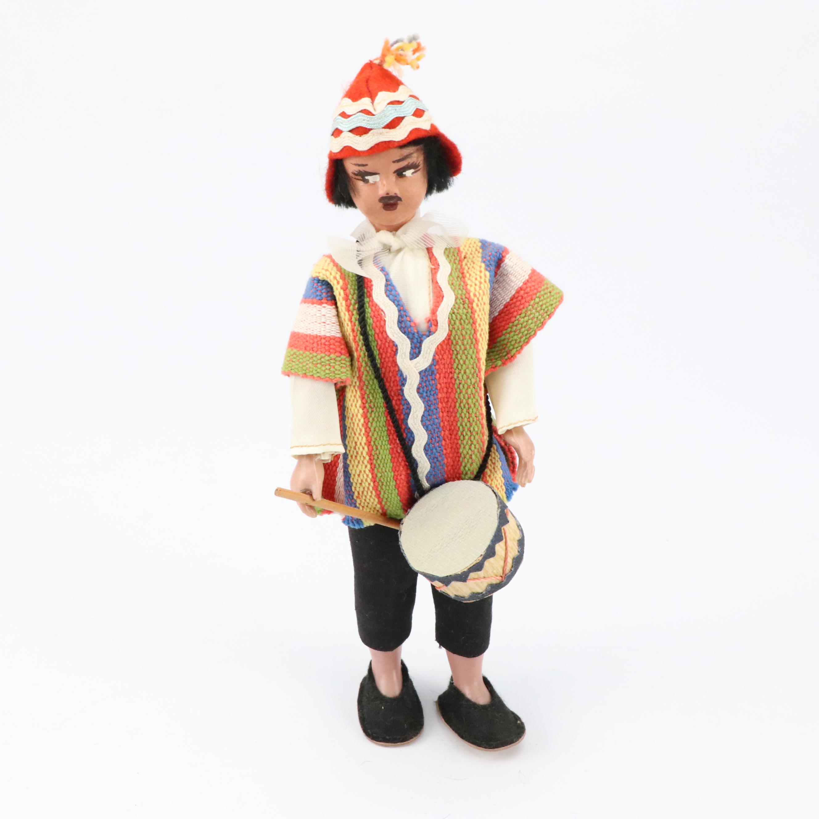Magis Roma and Other International Souvenir Dolls, Mid-20th Century