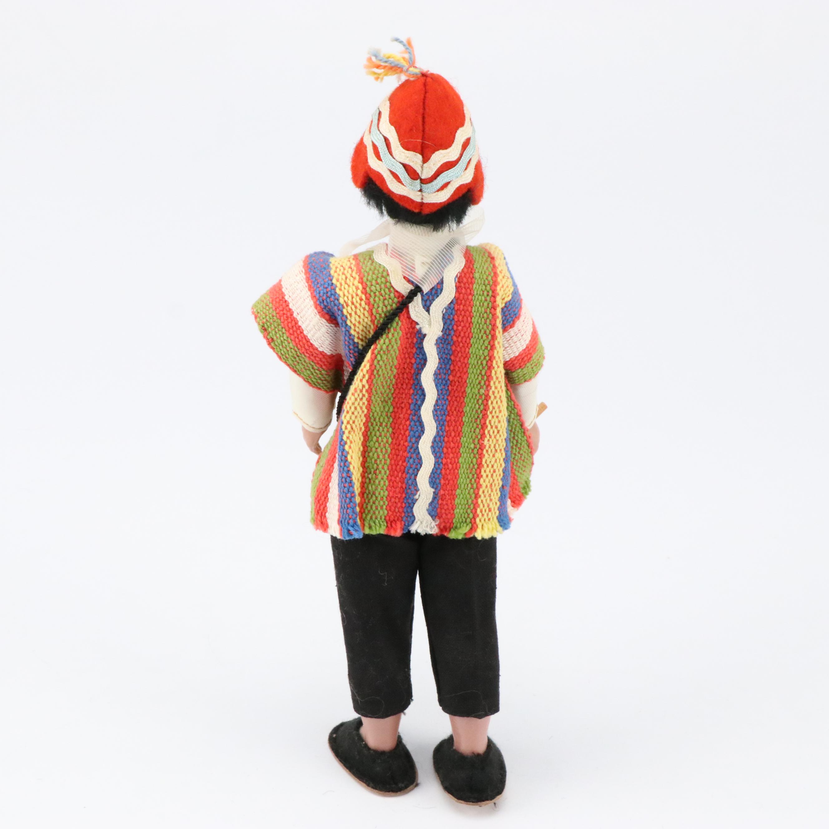 Magis Roma and Other International Souvenir Dolls, Mid-20th Century