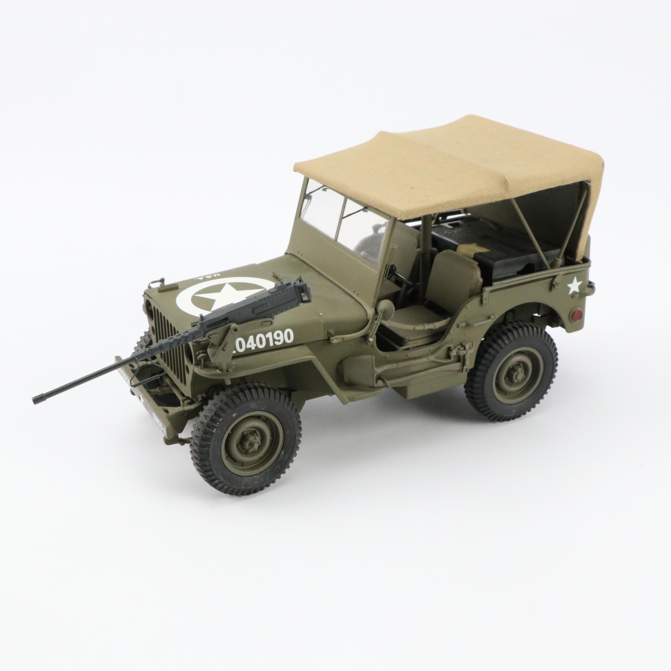 Danbury Mint "World War II Jeep" Replica Model Vehicle, 1994