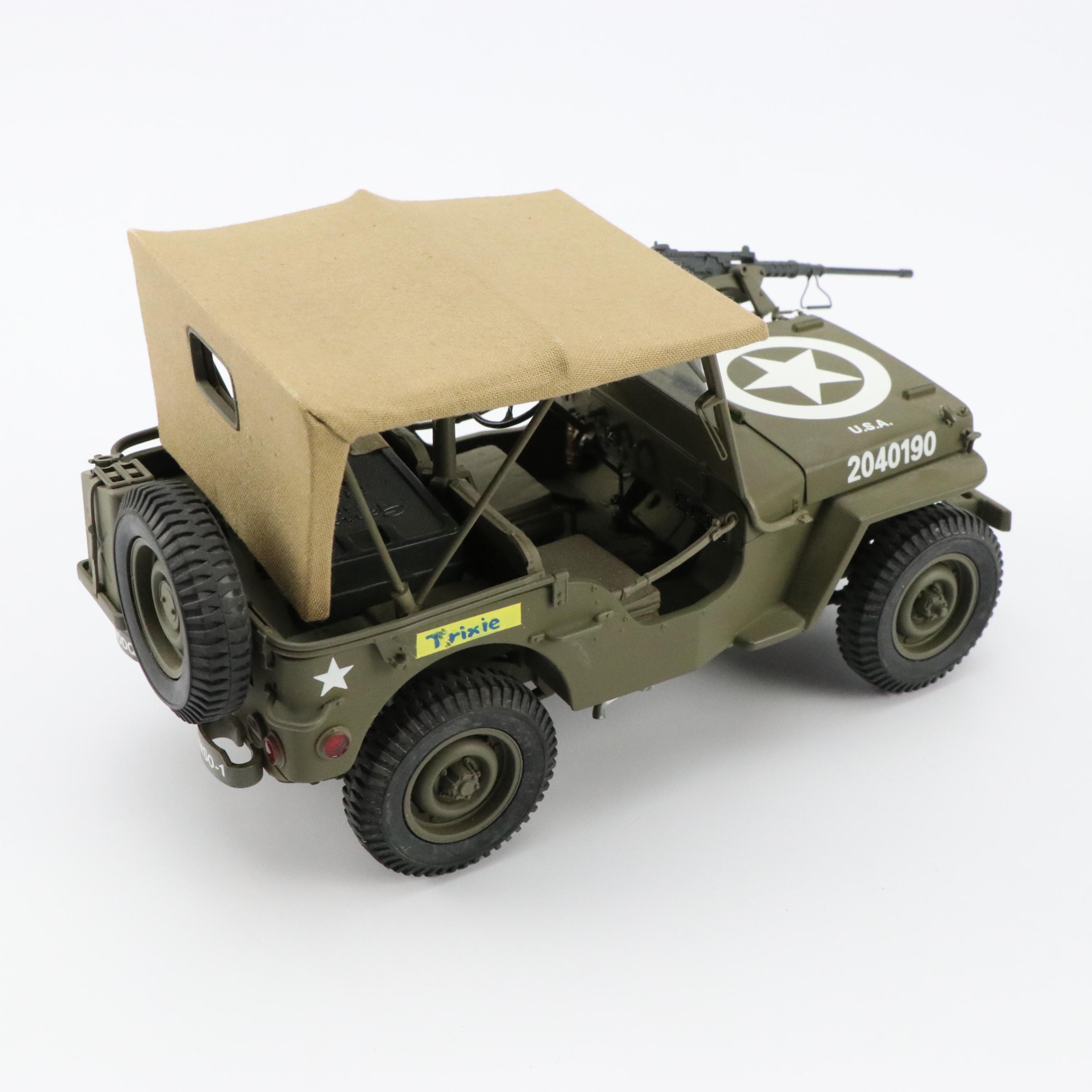 Danbury Mint "World War II Jeep" Replica Model Vehicle, 1994