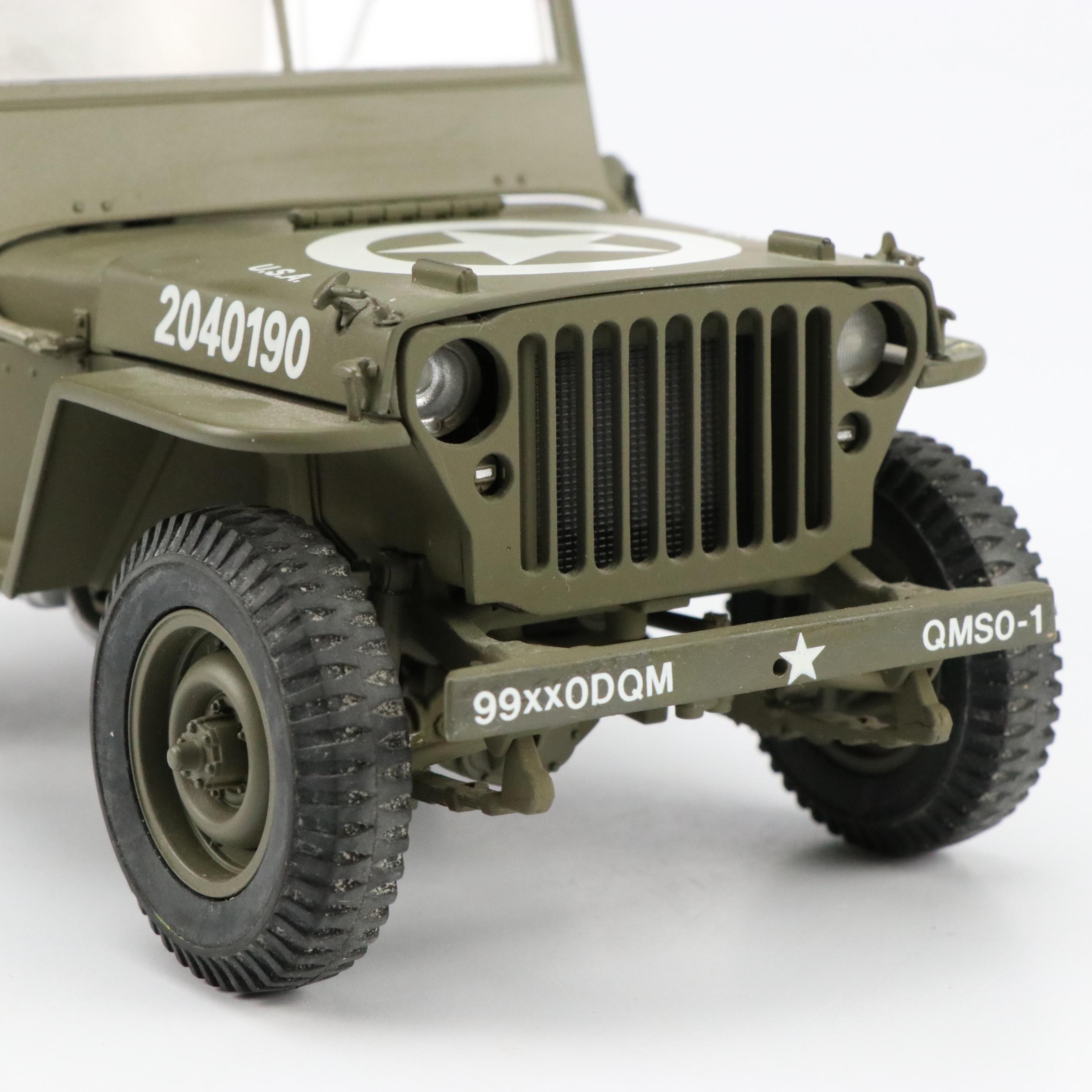 Danbury Mint "World War II Jeep" Replica Model Vehicle, 1994