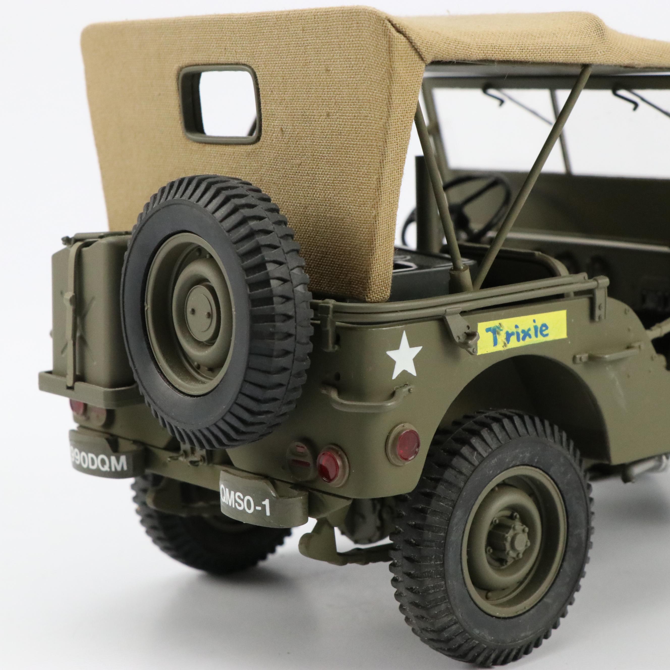 Danbury Mint "World War II Jeep" Replica Model Vehicle, 1994