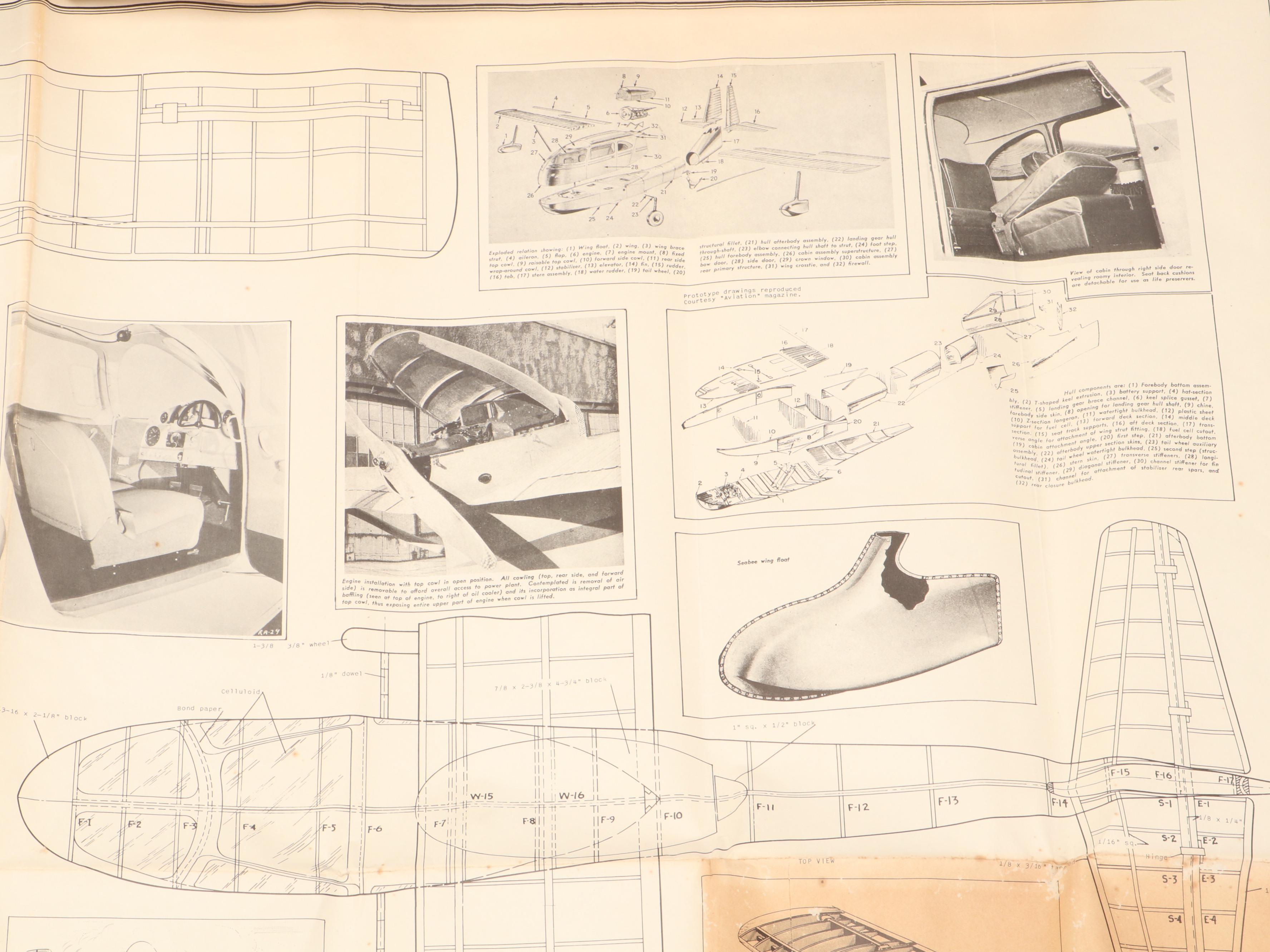 Cleveland "Republic Seabee" and "Lockheed F-80 Shooting Star" Model Kits