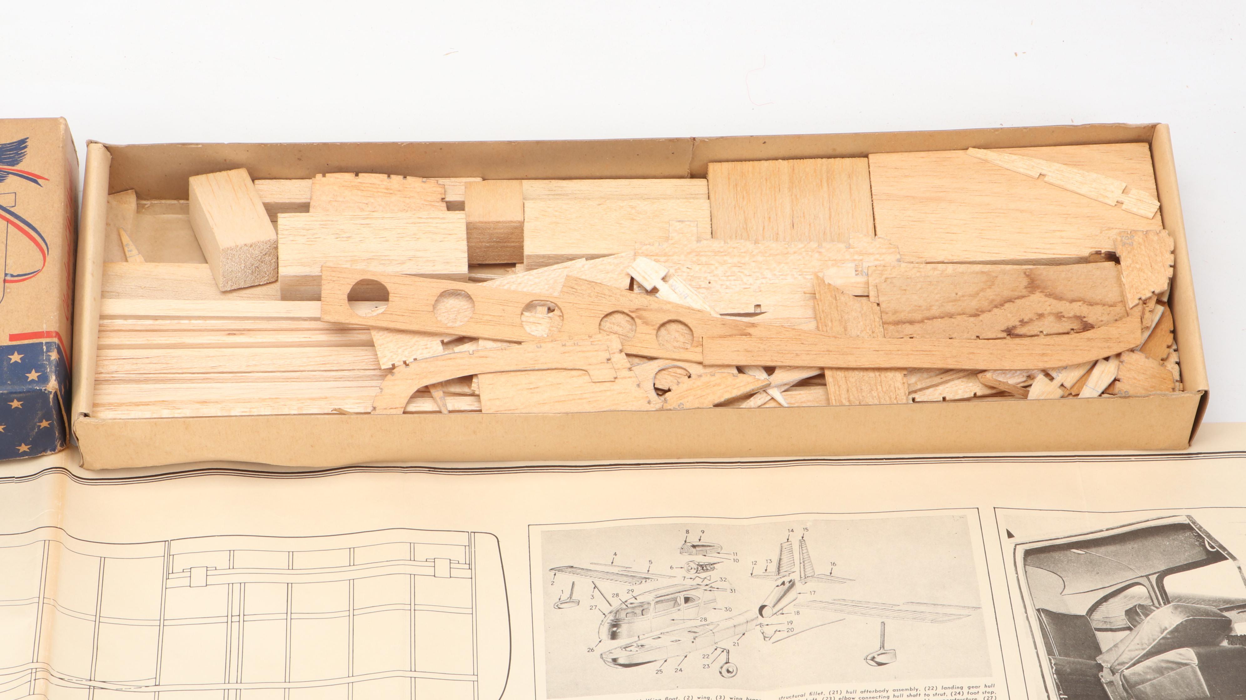 Cleveland "Republic Seabee" and "Lockheed F-80 Shooting Star" Model Kits