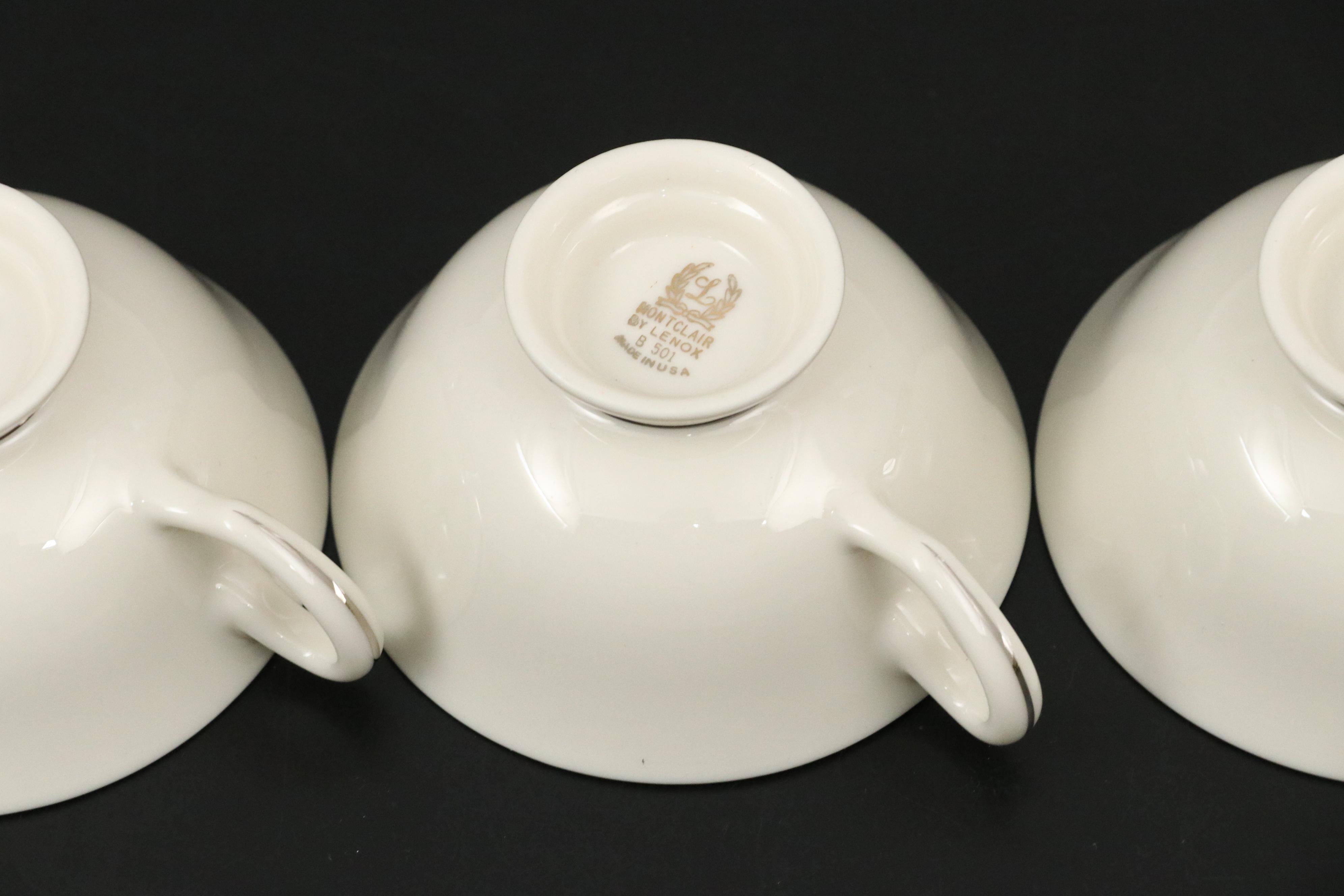 Lenox Porcelain "Montclair" Dinnerware and Serving Pieces, 1949–2004