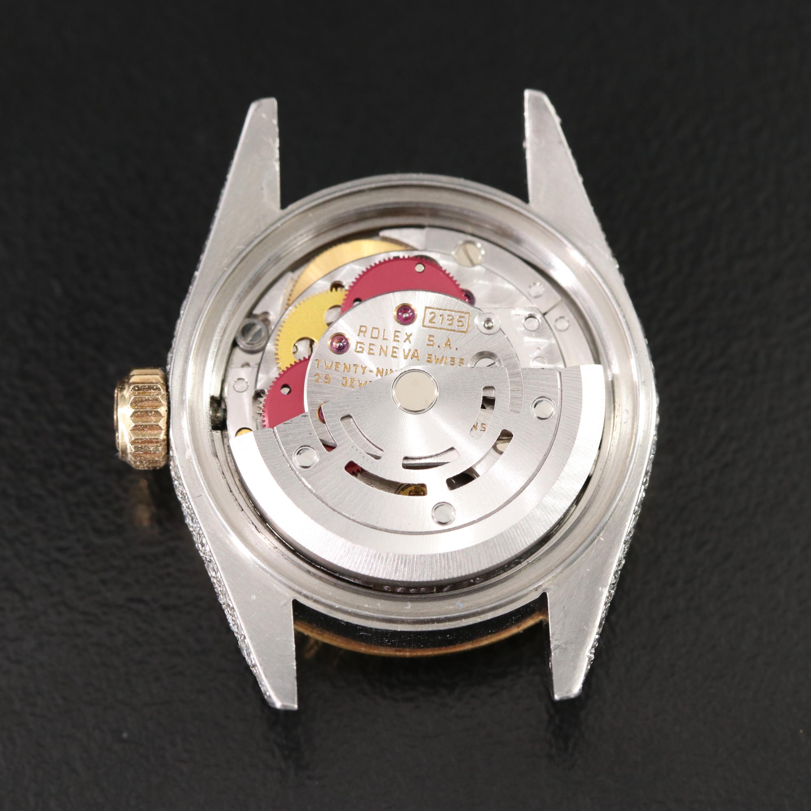 1997 - 1998 Rolex Custom 1.06 CTW Diamond Dial and Case Datejust Watch