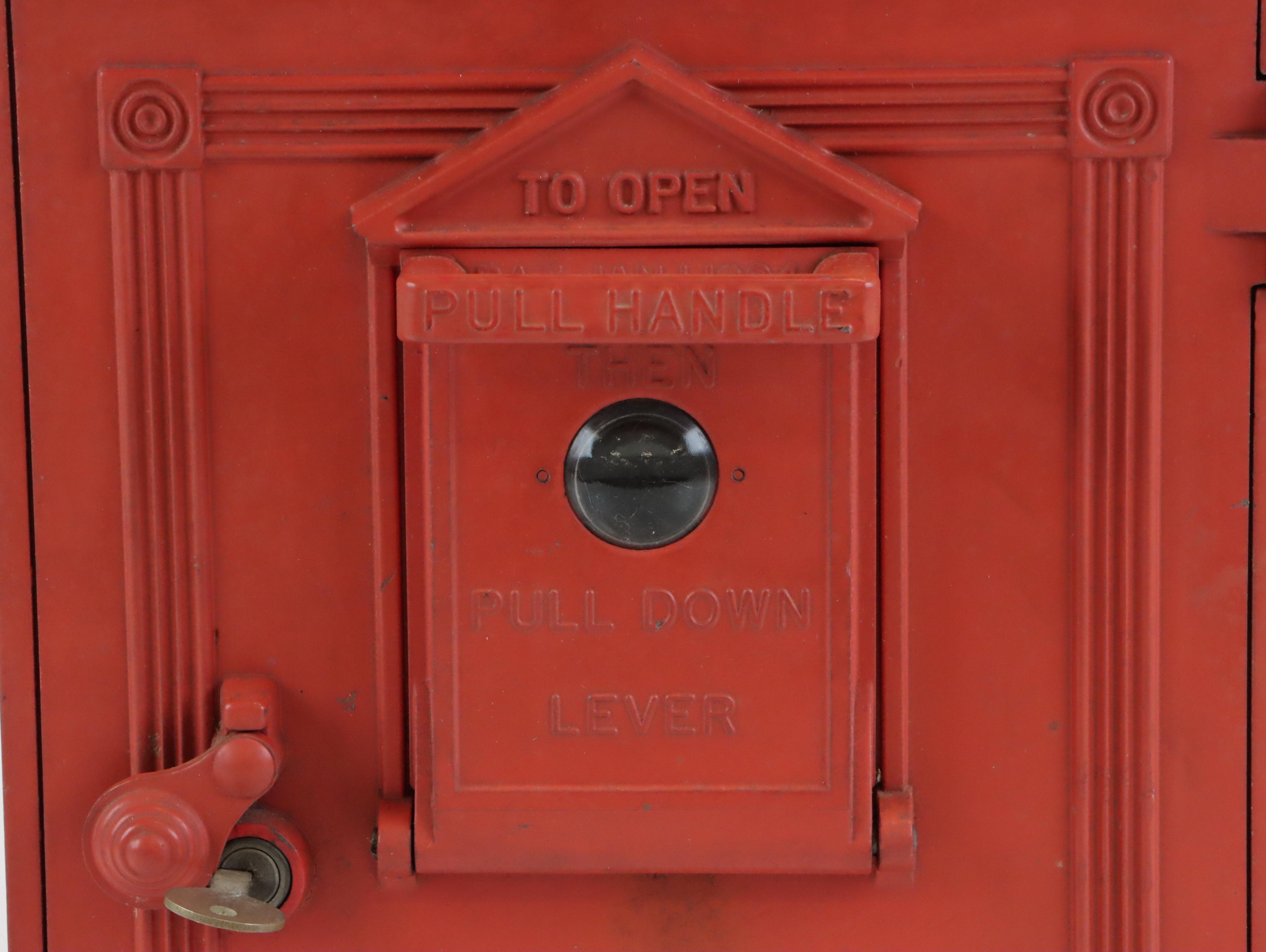 Early 20th Century Gamewell Co. "Herculite" Fire Alarm Station Box