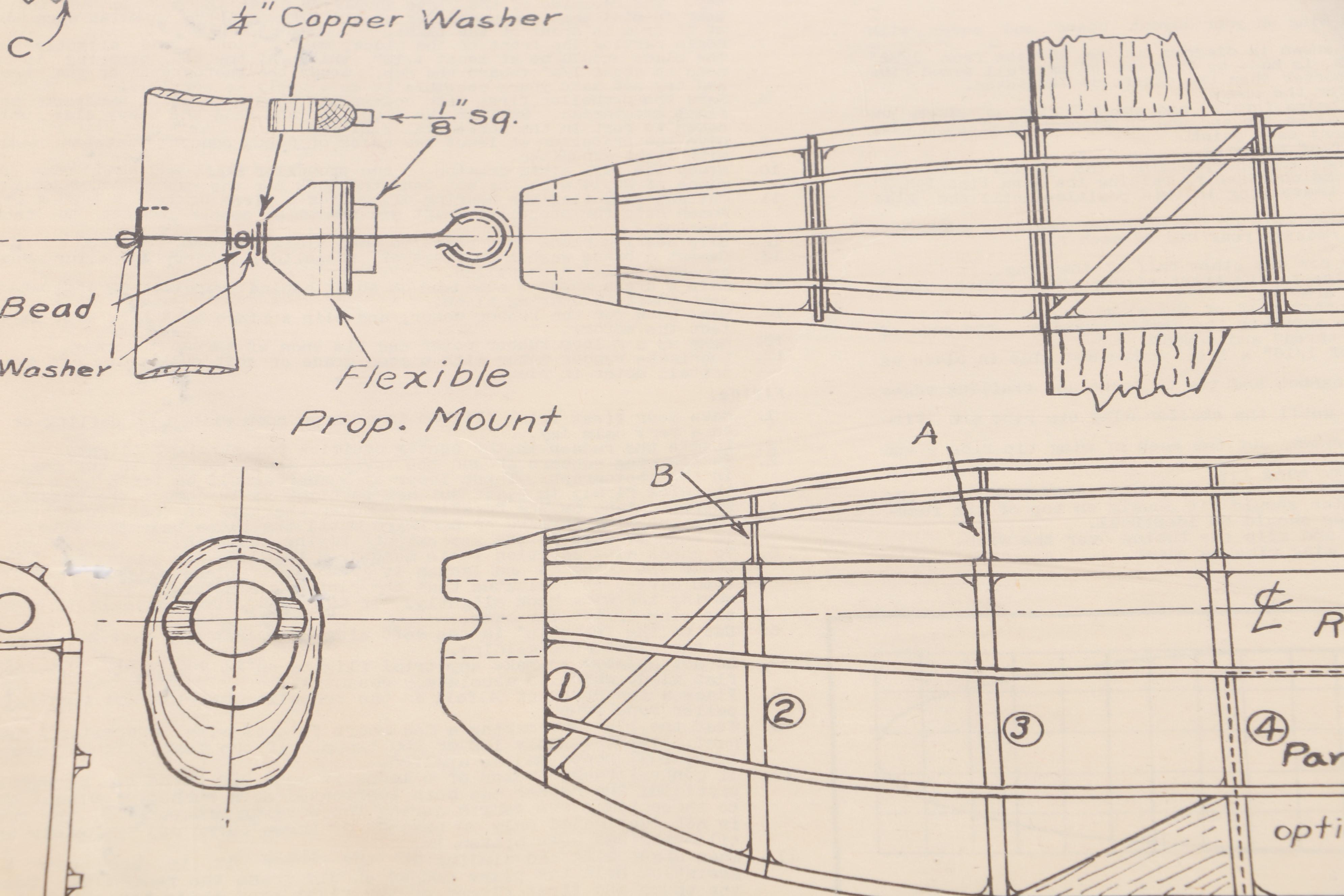 Skelly "Jimmie Allen Thunderbolt" Airplane Model Kits, Mid-20th Century