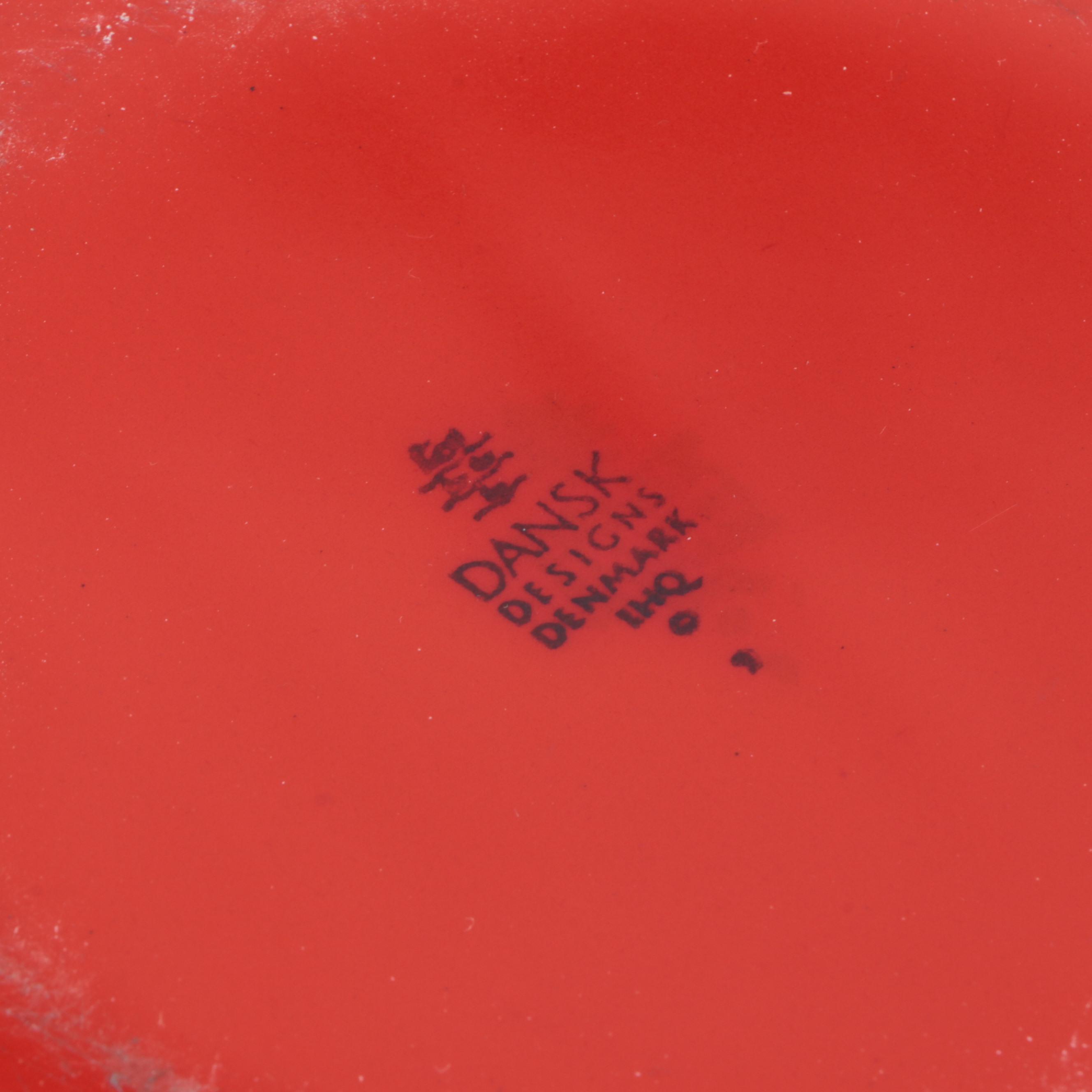 Dansk Danish Modern Cast Iron Enamel Købenstyle Casserole Dish and Pan