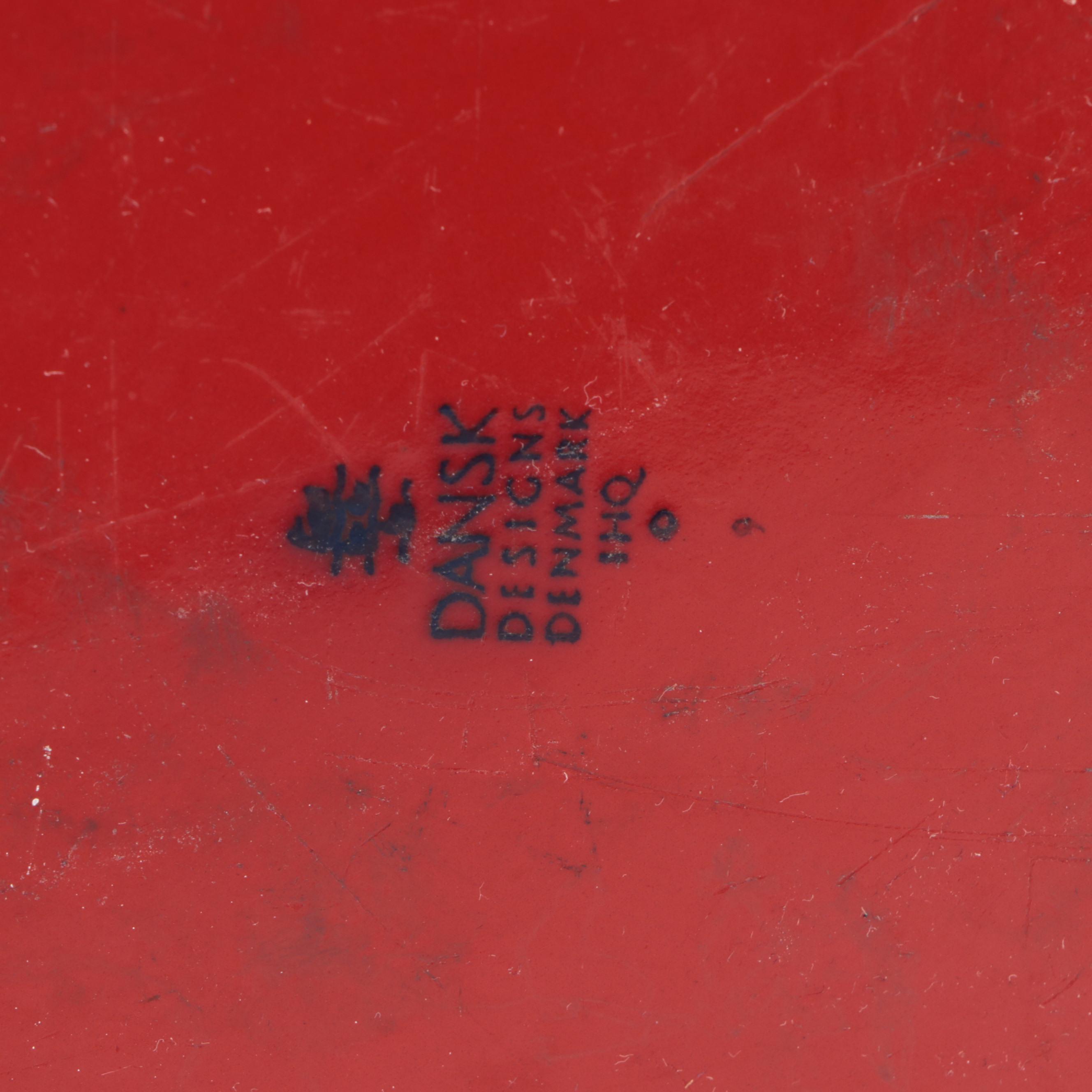 Dansk Danish Modern Cast Iron Enamel Købenstyle Casserole Dish and Pan