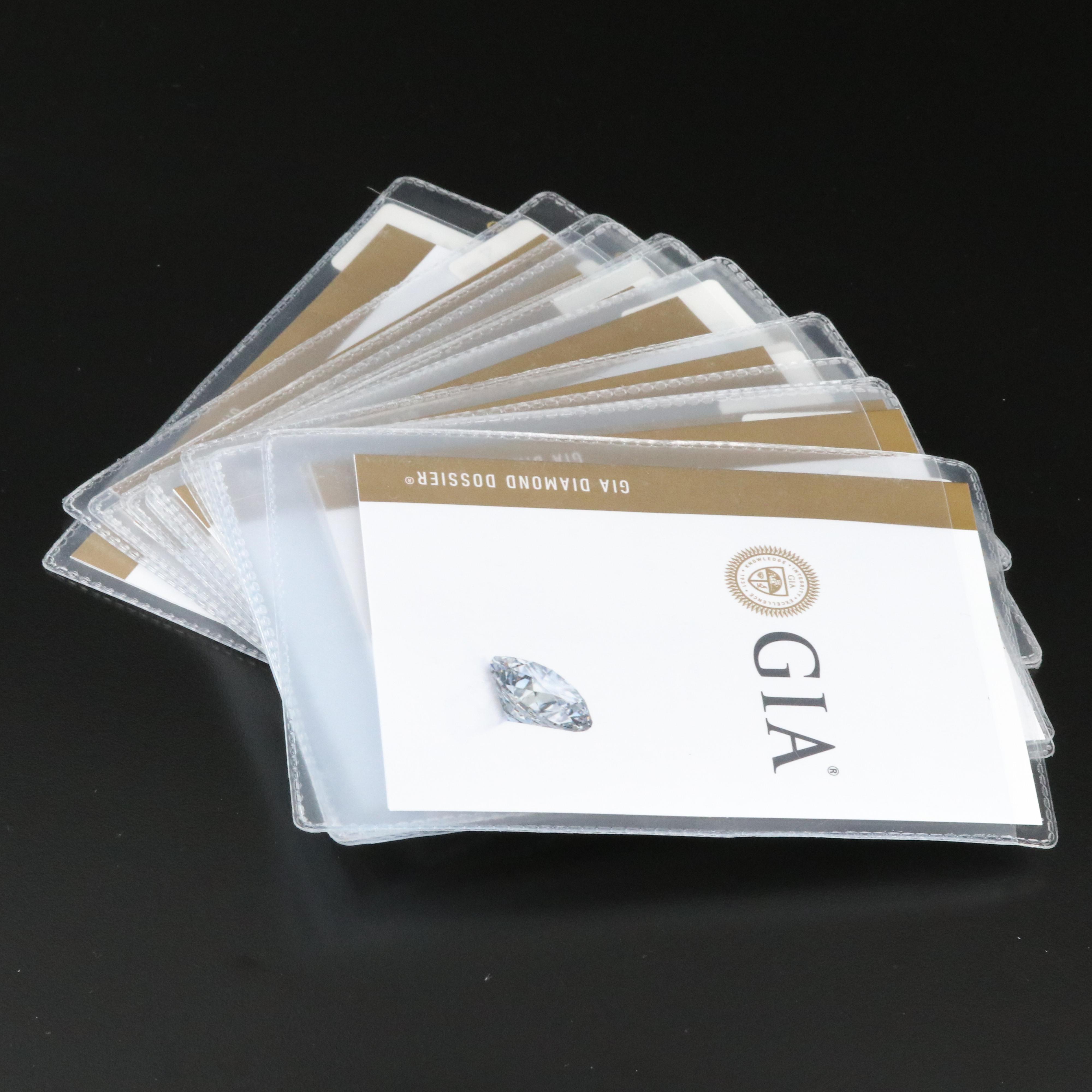 Platinum 8.27 CTW Flawless and IF Diamond Eternity Band with GIA Dossier Reports