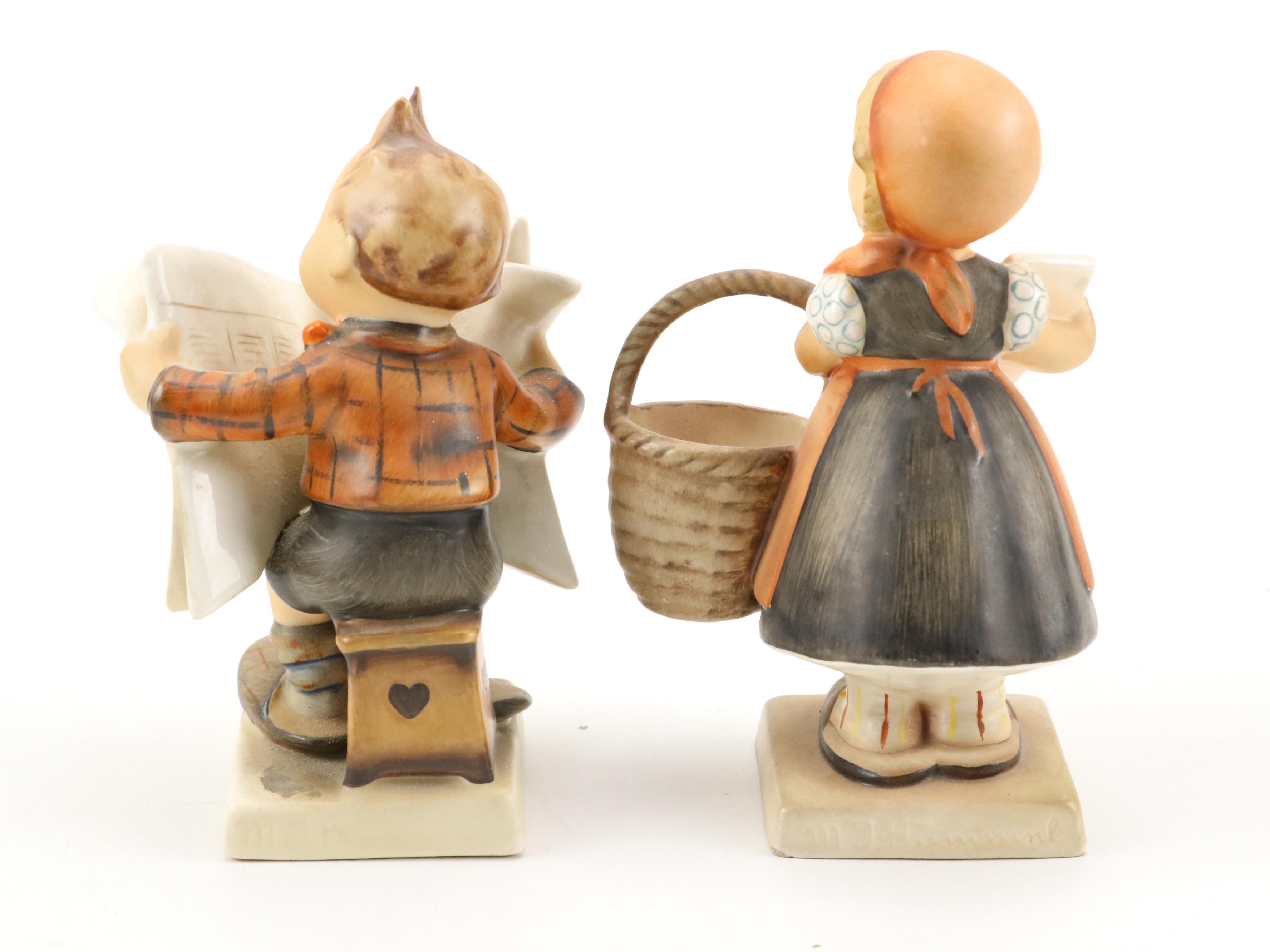 Goebel Full Bee "Meditation" with Other Hummel Figurines, Mid to Late 20th C.