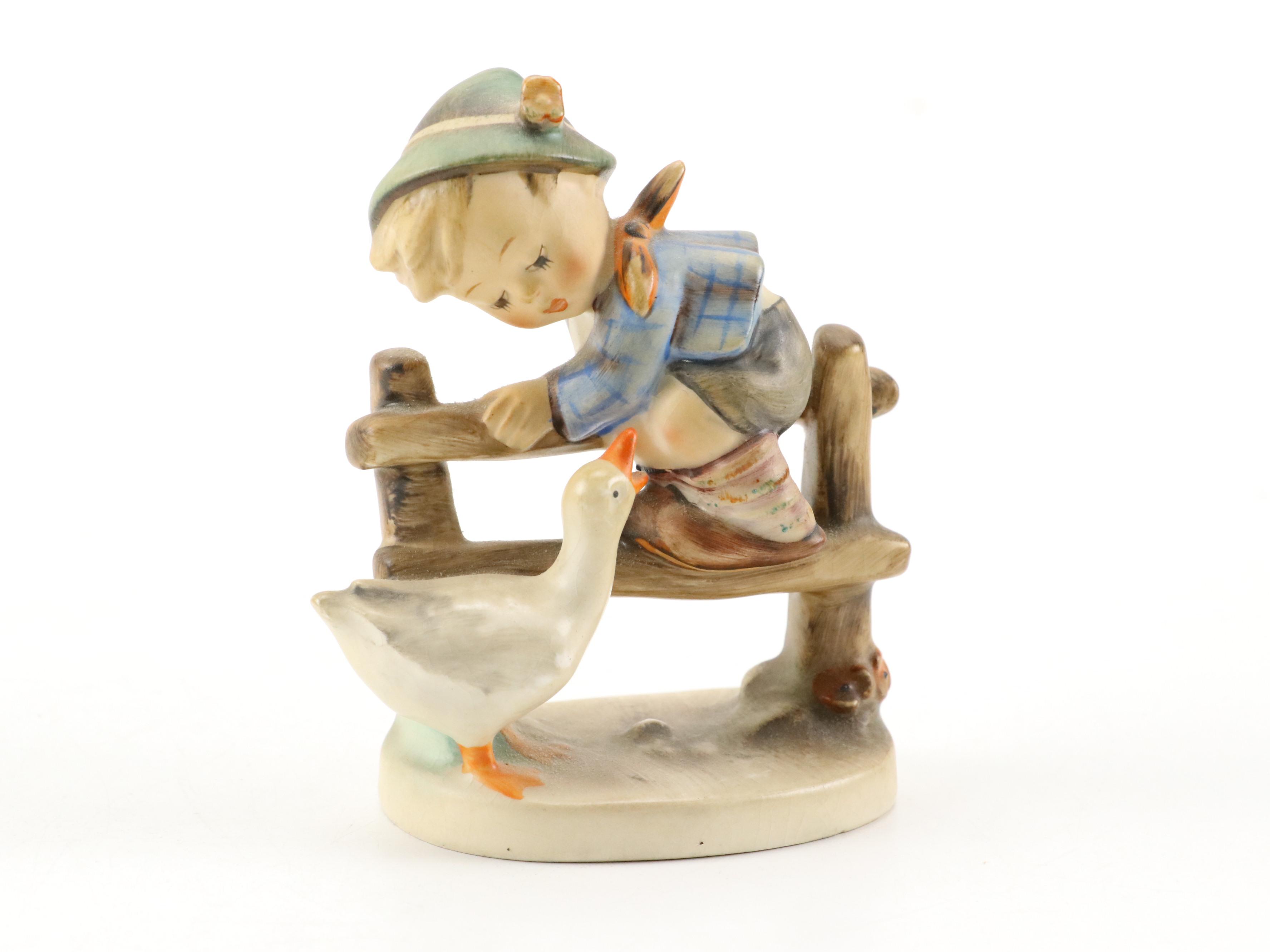 Goebel Full Bee "Meditation" with Other Hummel Figurines, Mid to Late 20th C.