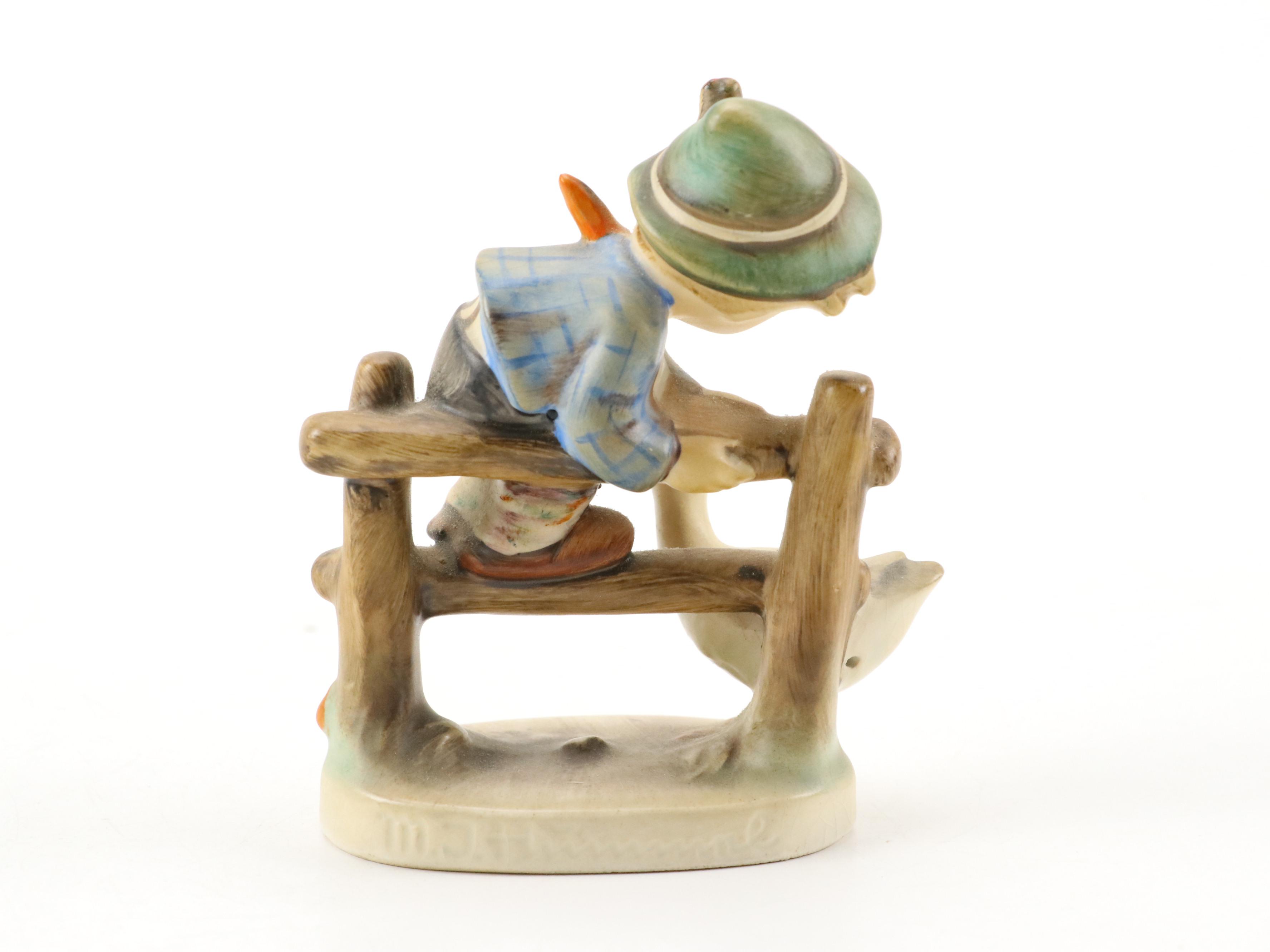 Goebel Full Bee "Meditation" with Other Hummel Figurines, Mid to Late 20th C.