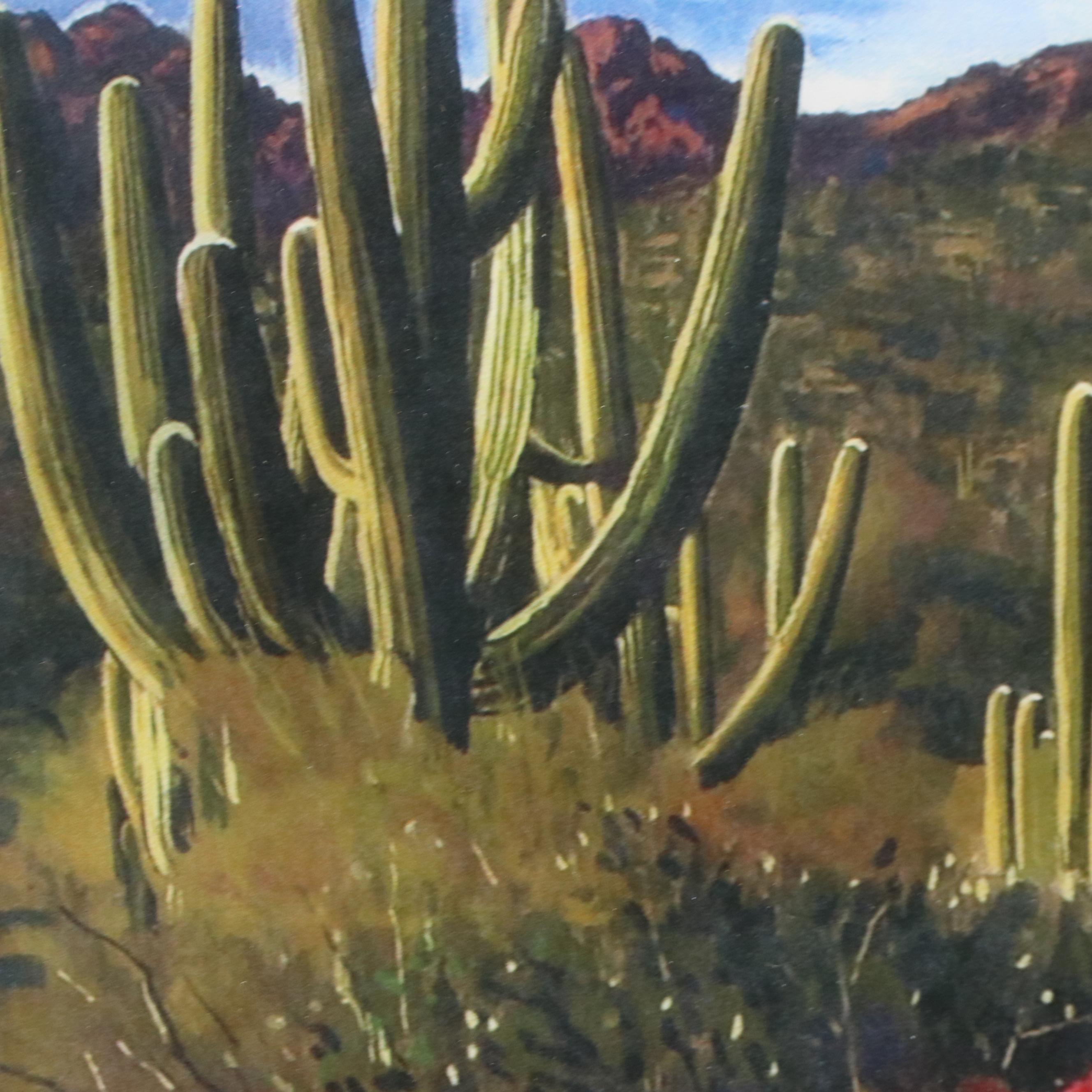 Michael Stoyanov Offset Lithograph "Arizona Spring"