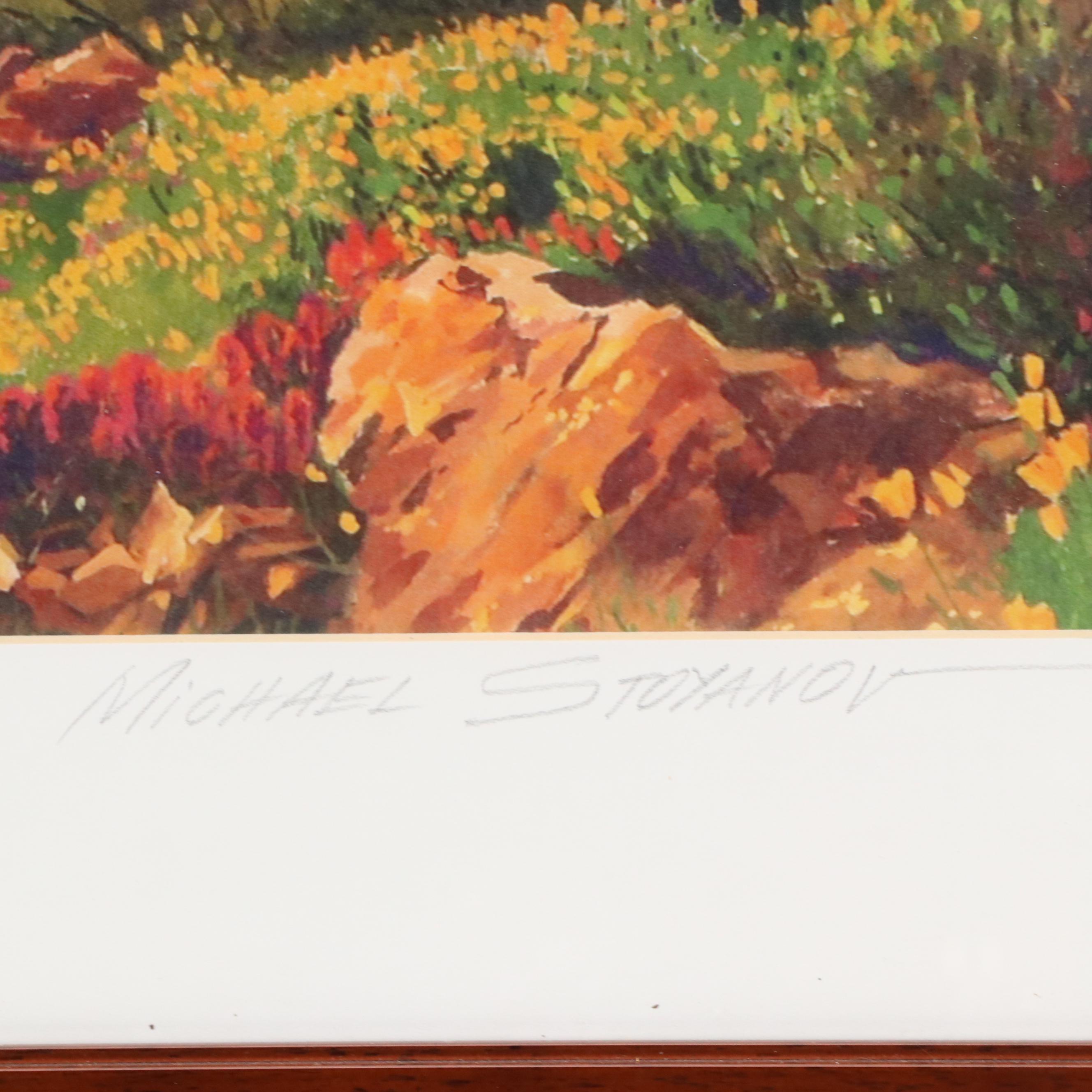 Michael Stoyanov Offset Lithograph "Arizona Spring"