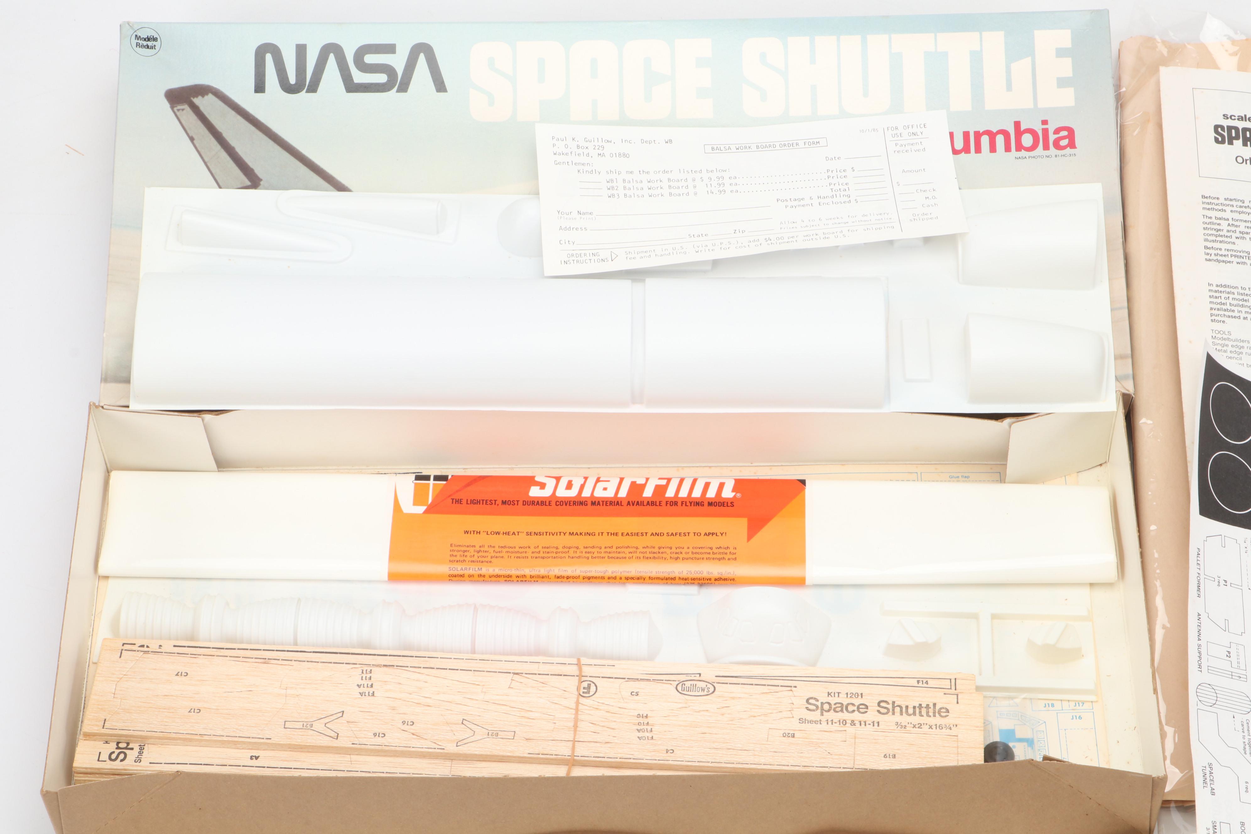 Paul K. Guillow "NASA Space Shuttle Columbia" Model Kit