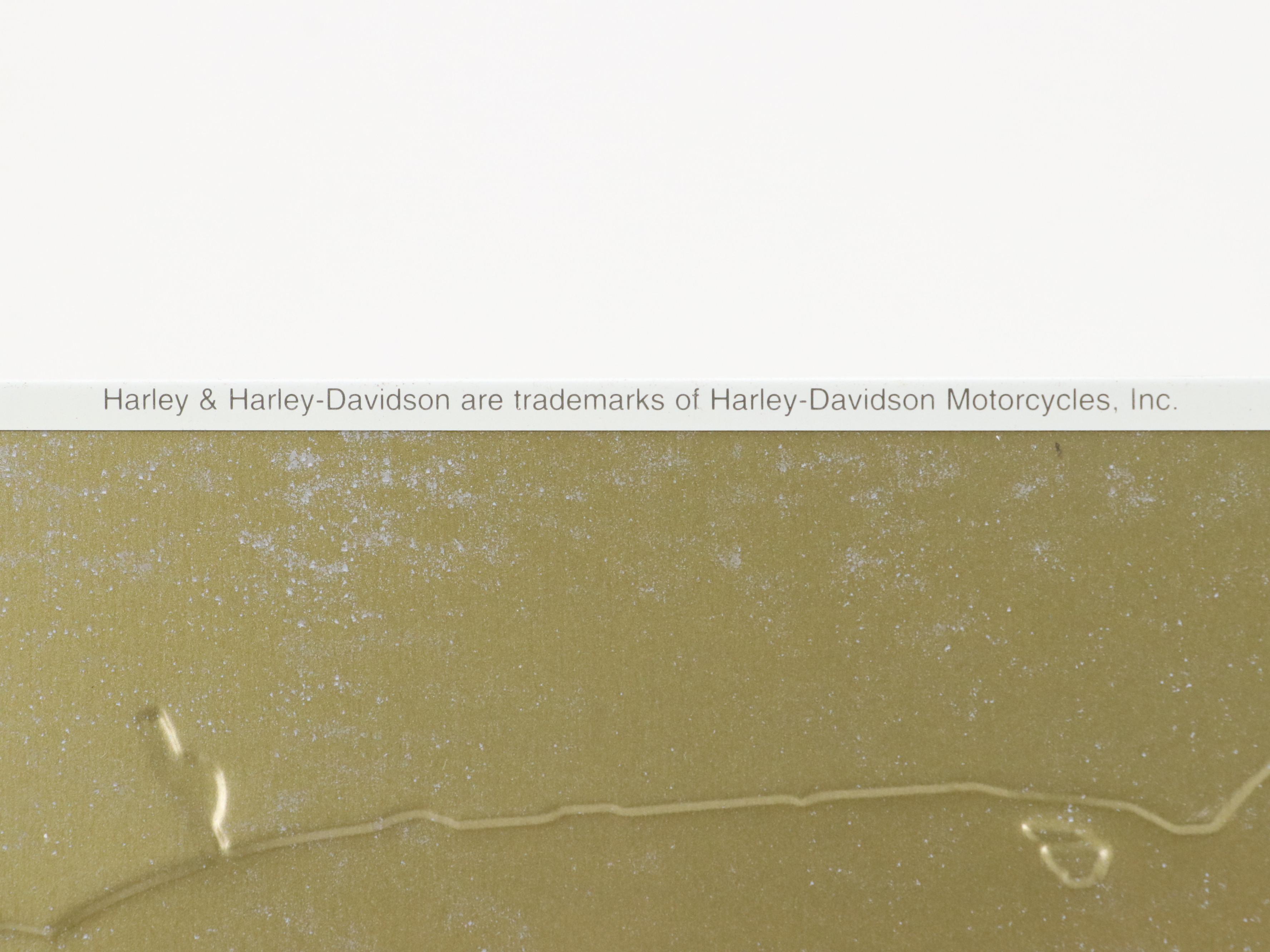 Harley-Davidson Motorcycle Models and Signs