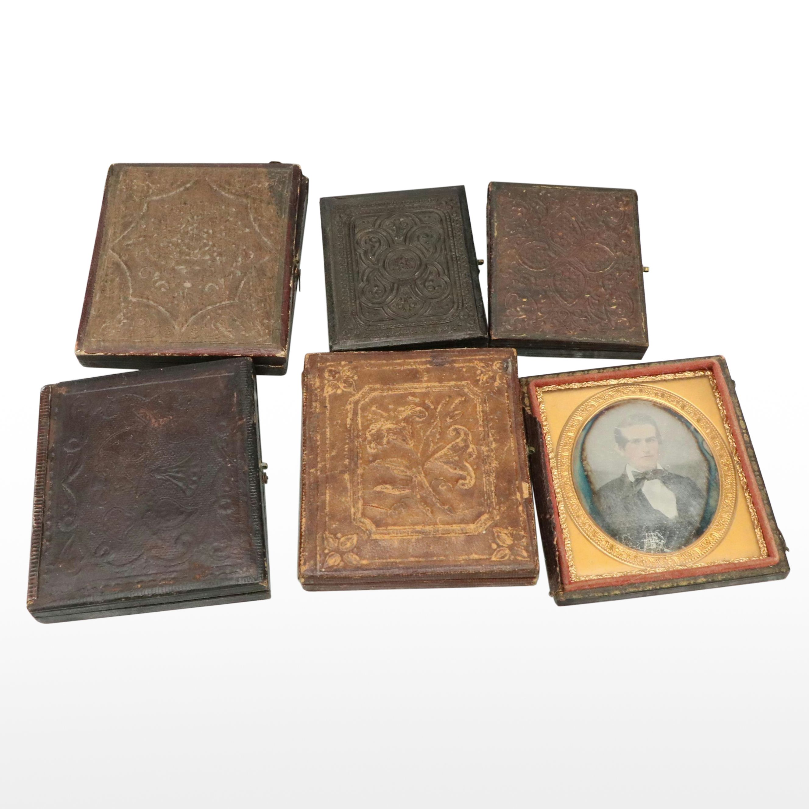 Daguerreotypes and Ambrotypes of Men, Women and Children, Mid-19th Century