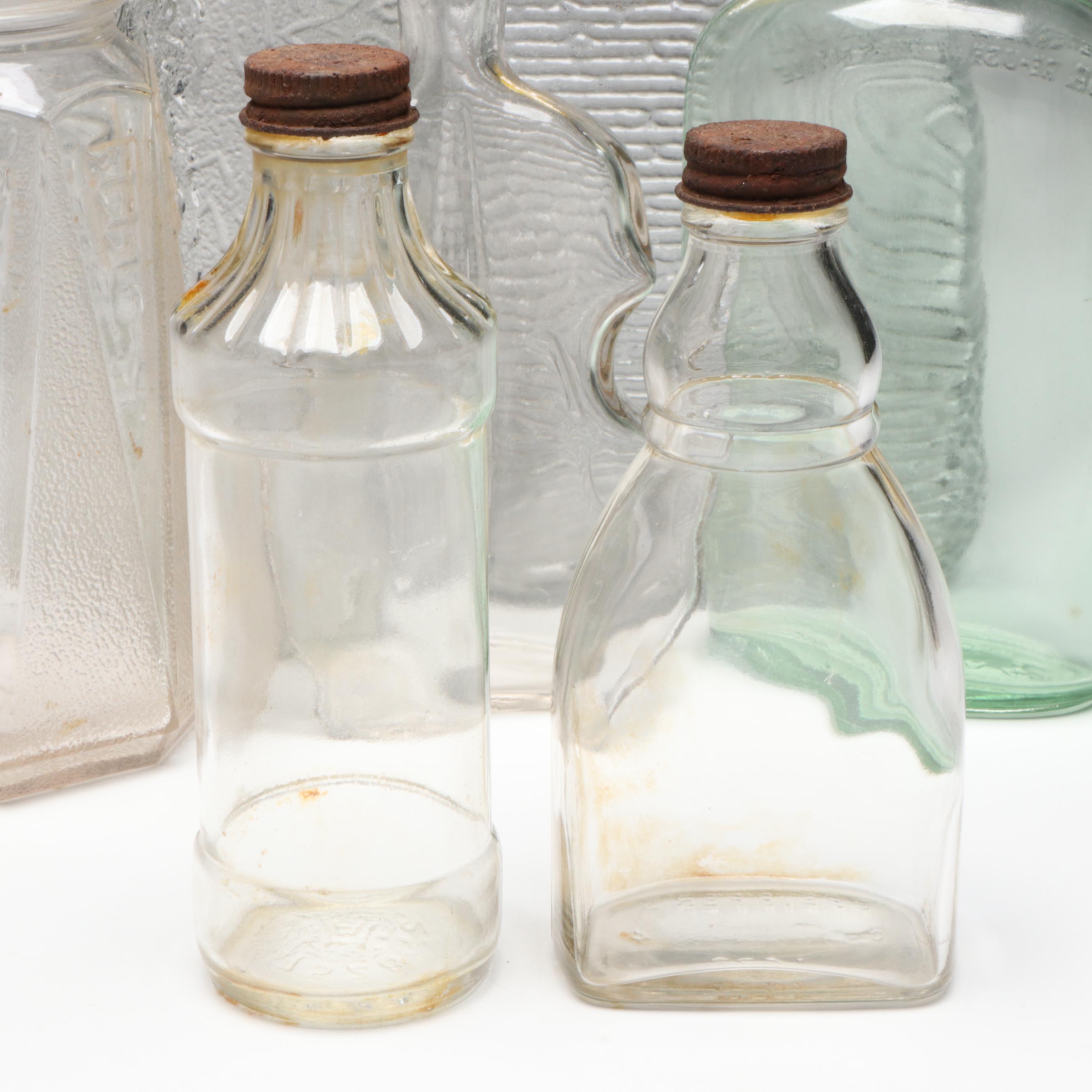 Hazel Atlas, Bacardi with Other Glass Bottles and Ball Mason Jar