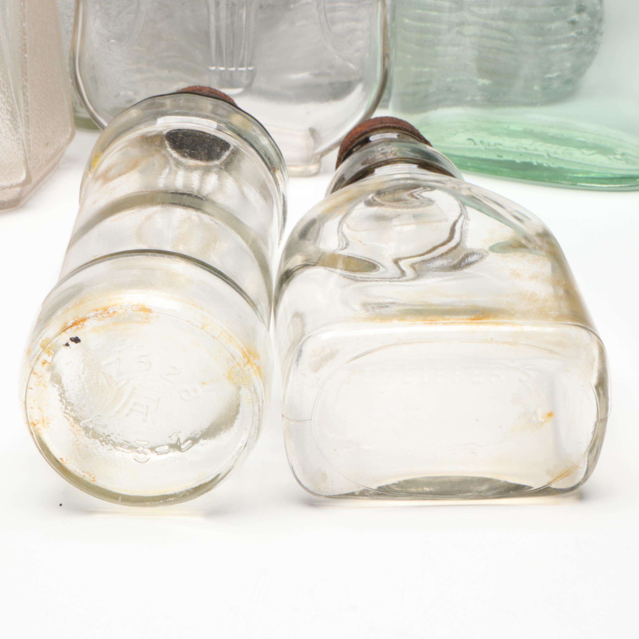 Hazel Atlas, Bacardi with Other Glass Bottles and Ball Mason Jar