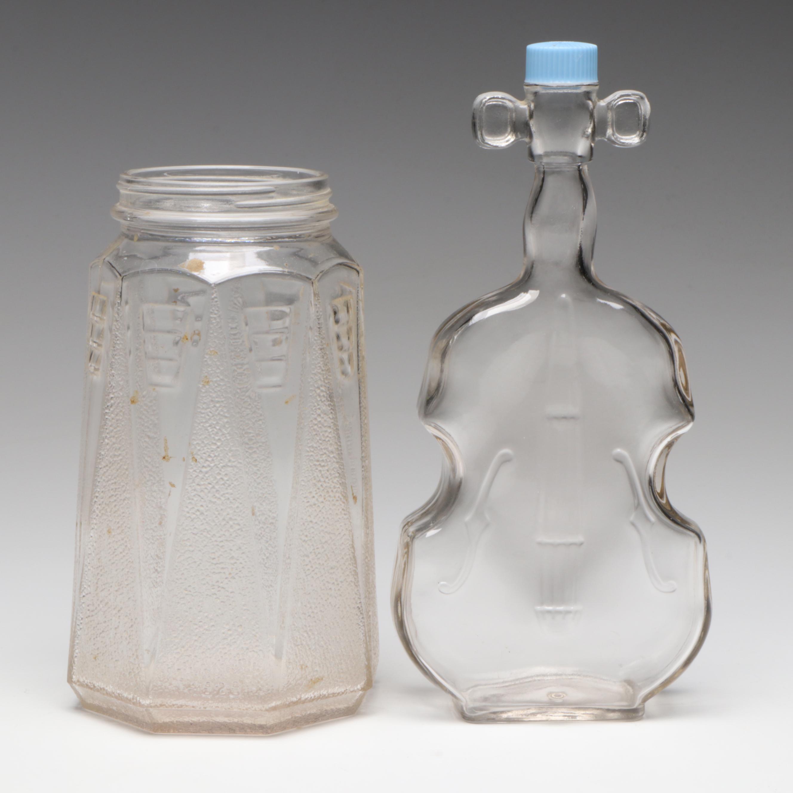 Hazel Atlas, Bacardi with Other Glass Bottles and Ball Mason Jar