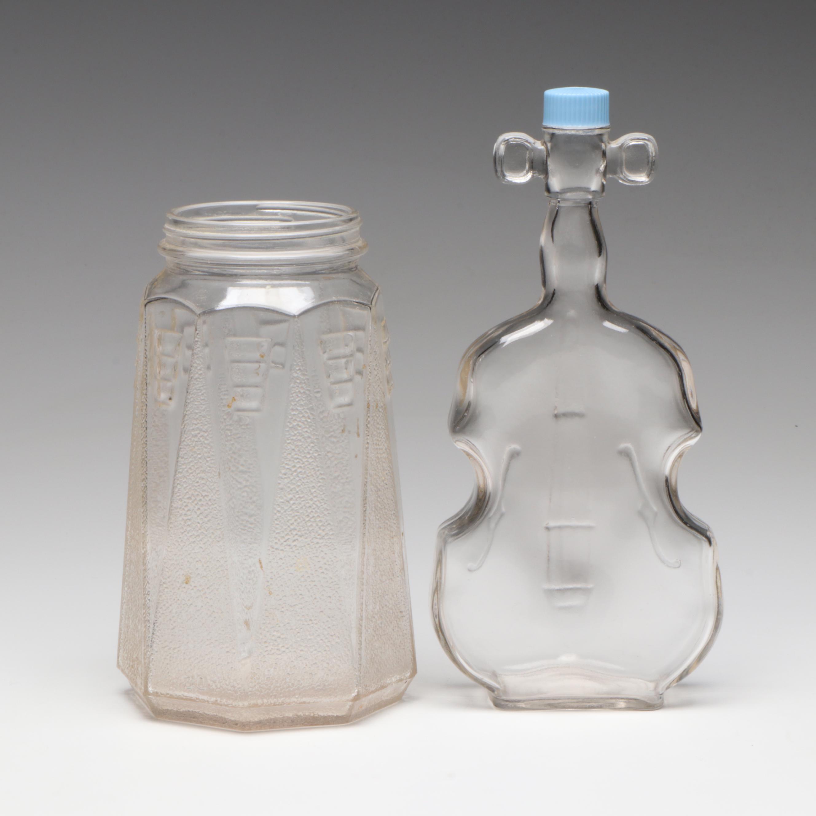 Hazel Atlas, Bacardi with Other Glass Bottles and Ball Mason Jar