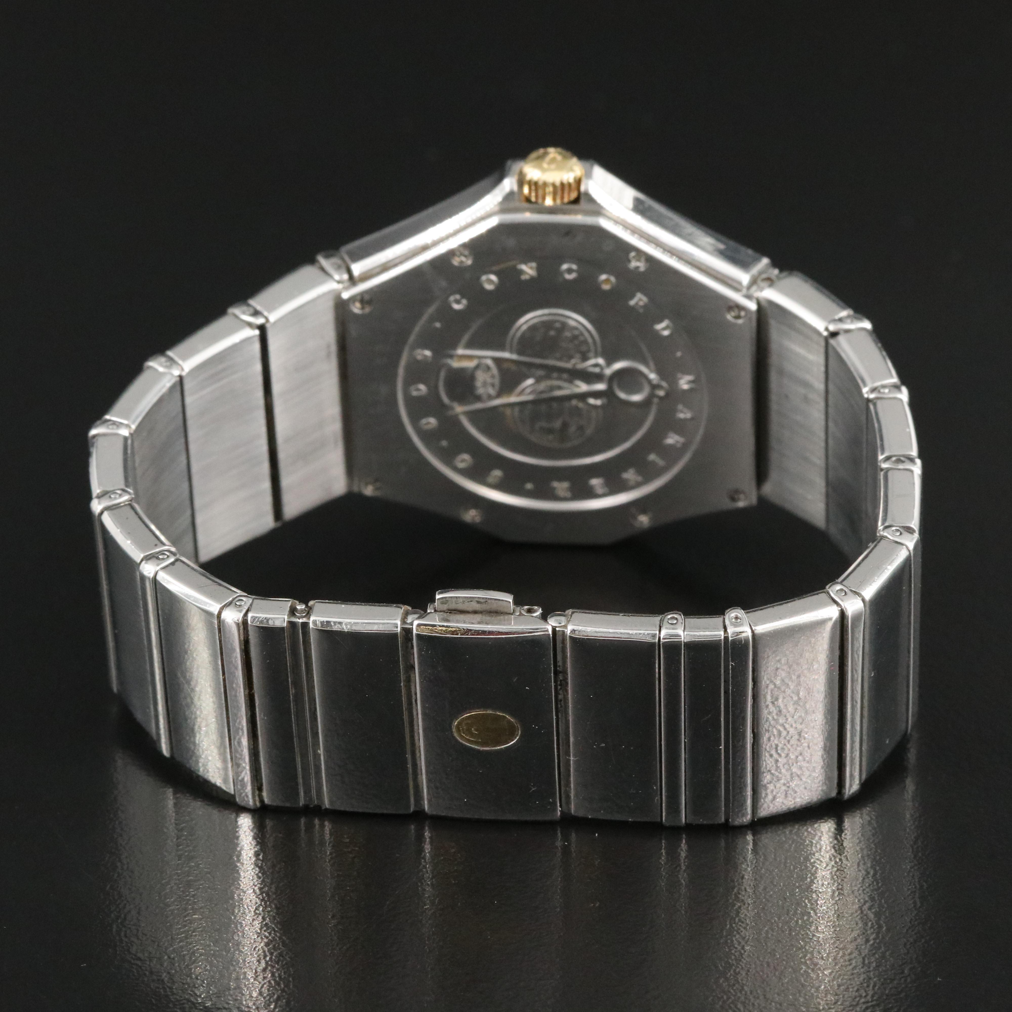 18K and Stainless Steel Concord SG 500 Mariner Date watch