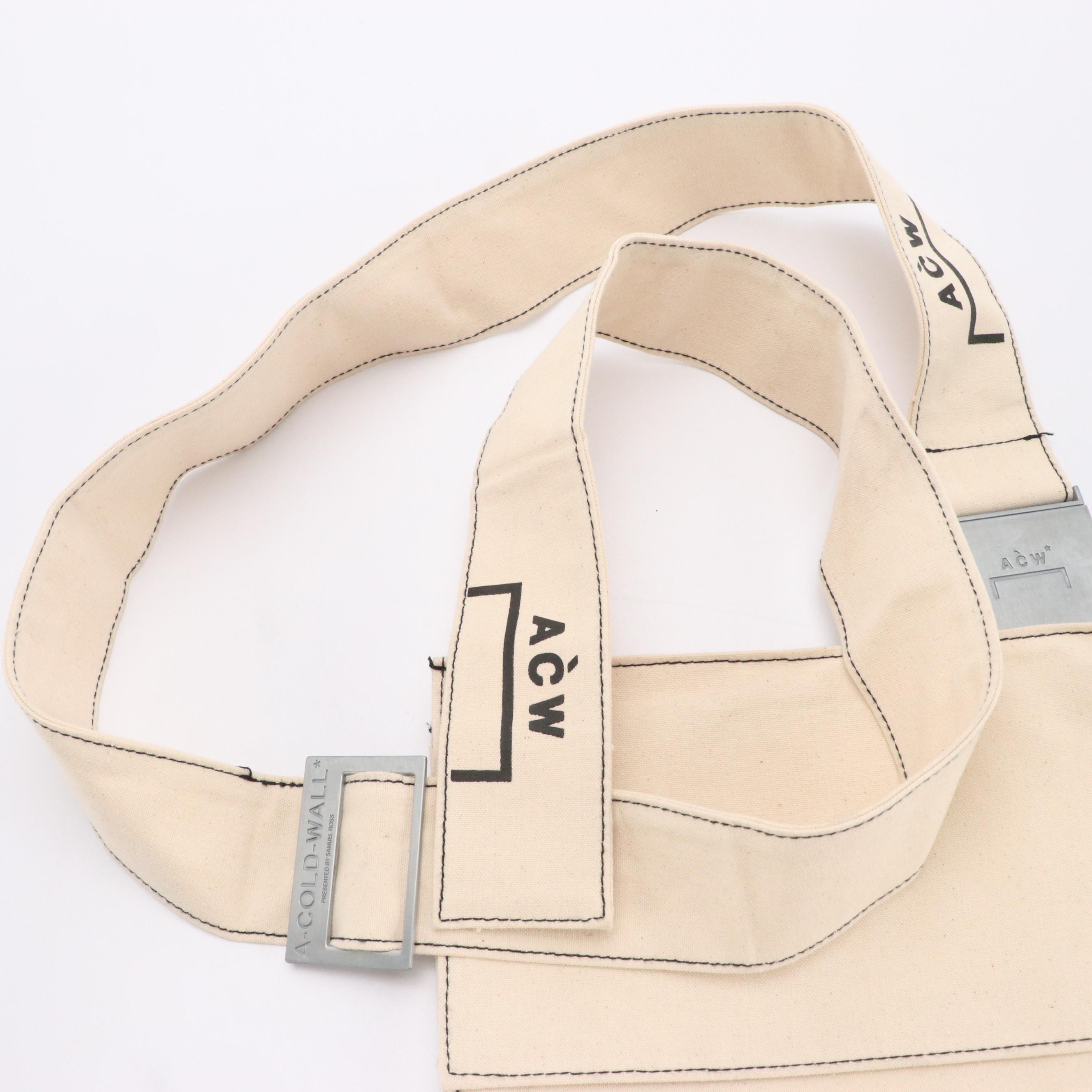 A-Cold-Wall by Samuel Ross Sling/Belt Bag in Canvas