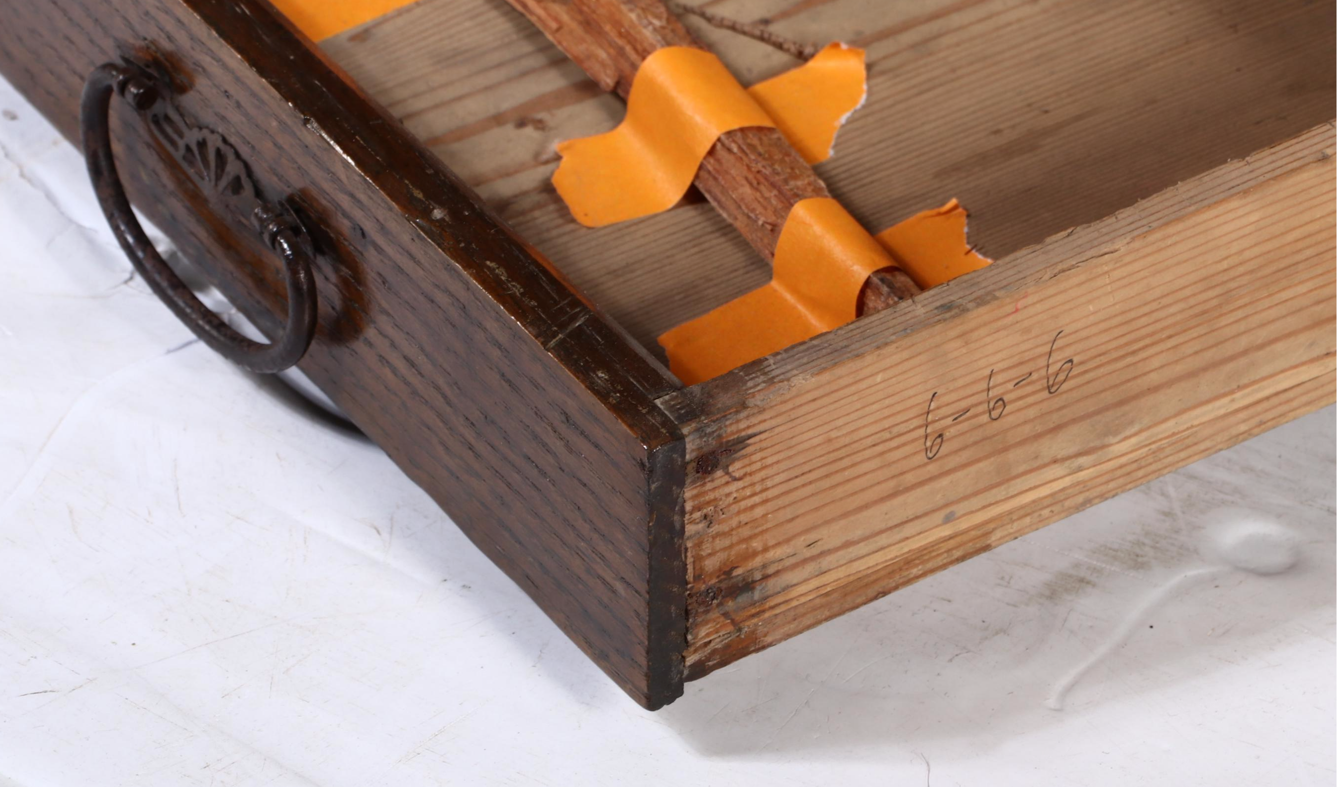 Japanese Copper-Lined Wood Hibachi Table