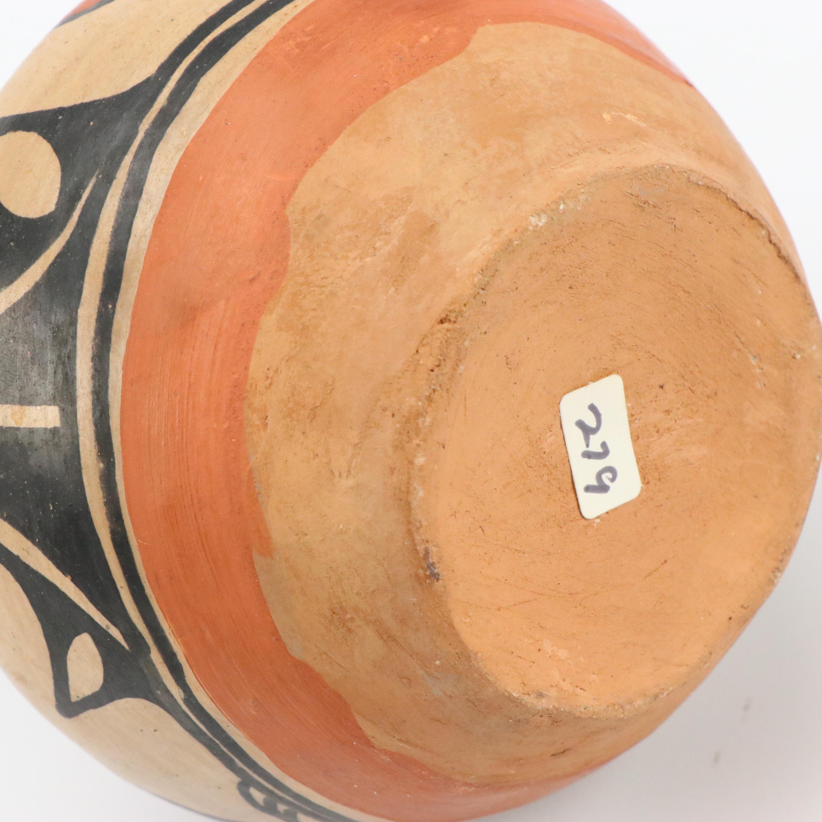 Southwestern Style Hand-Painted Ceramic Pitchers